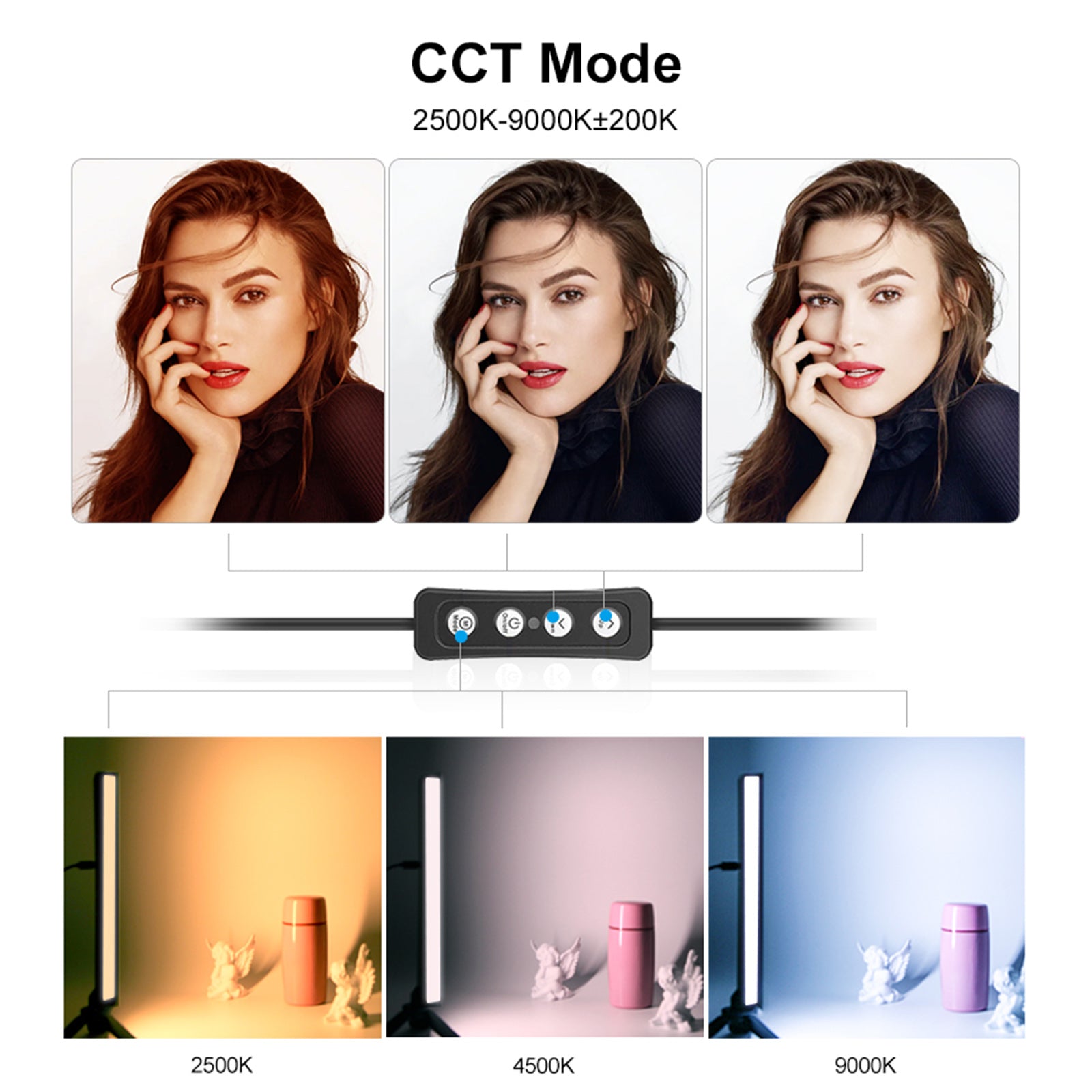 WS66 Światło wypełniające LED RGB do wideo i fotografii Pełnokolorowe światło wypełniające LED