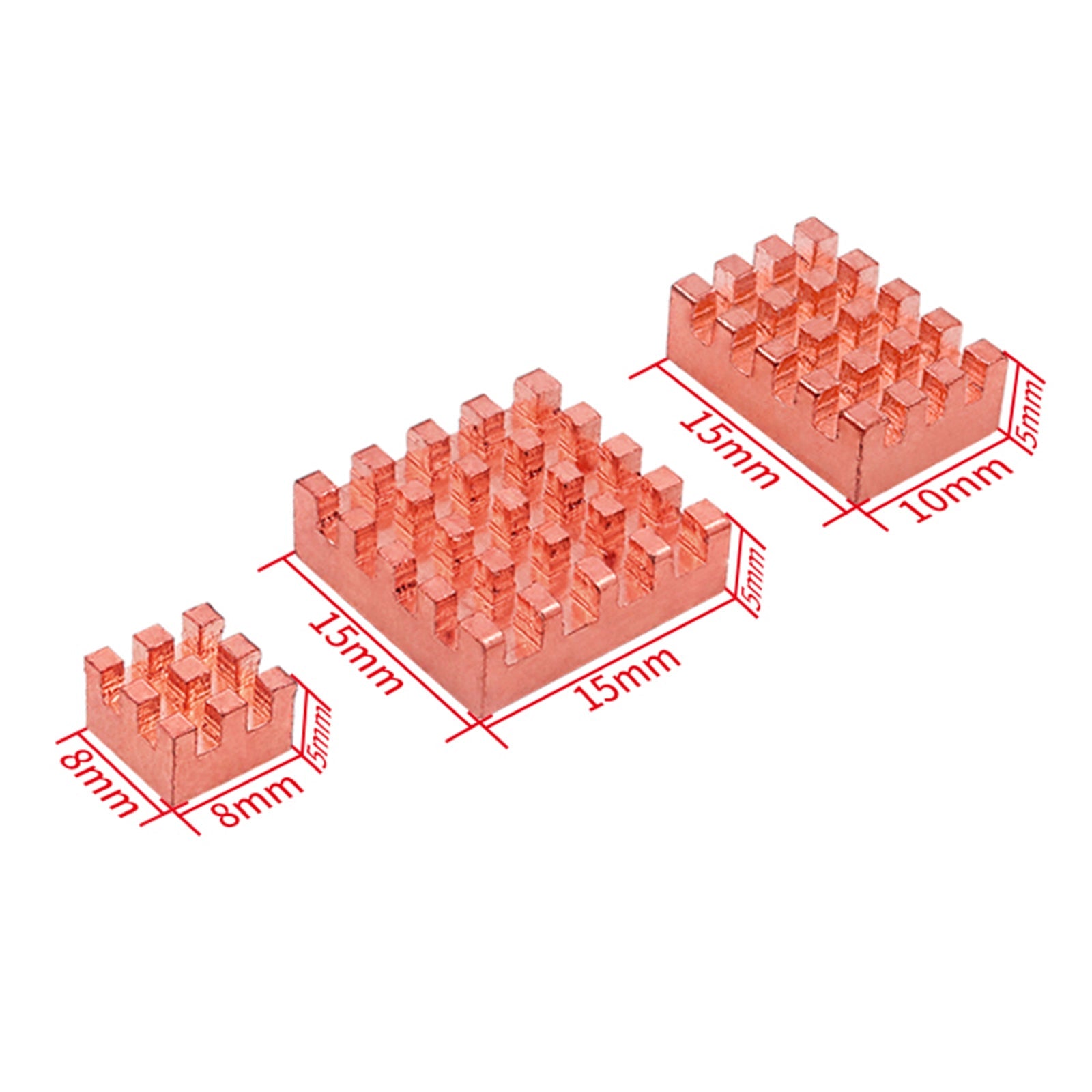 Radiatore Orange PI RV2, scheda di sviluppo, dissipatore termico in rame puro, dispositivo di raffreddamento adesivo