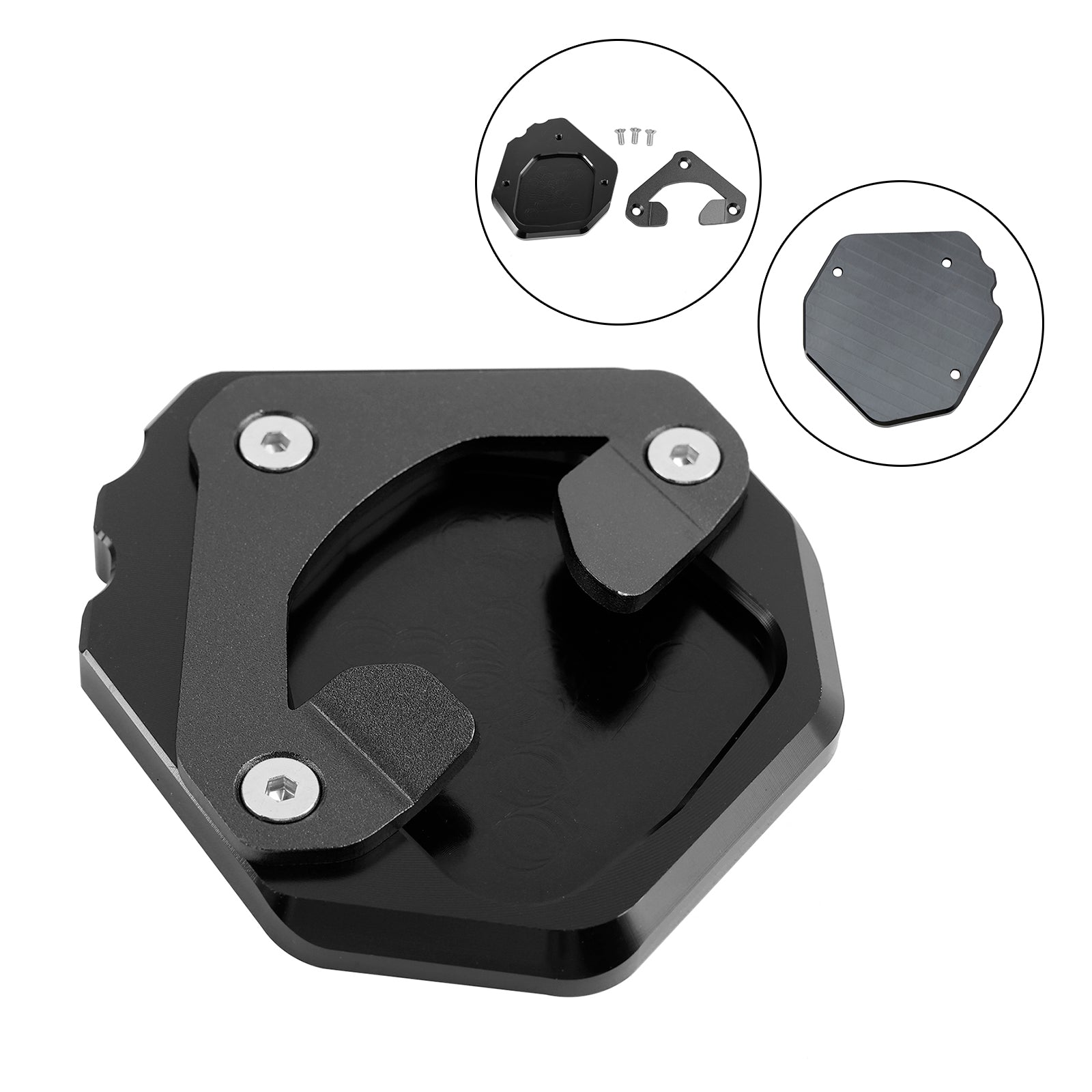 Support de plaque d'agrandissement de béquille Yamaha Tenere 700 2019-2023