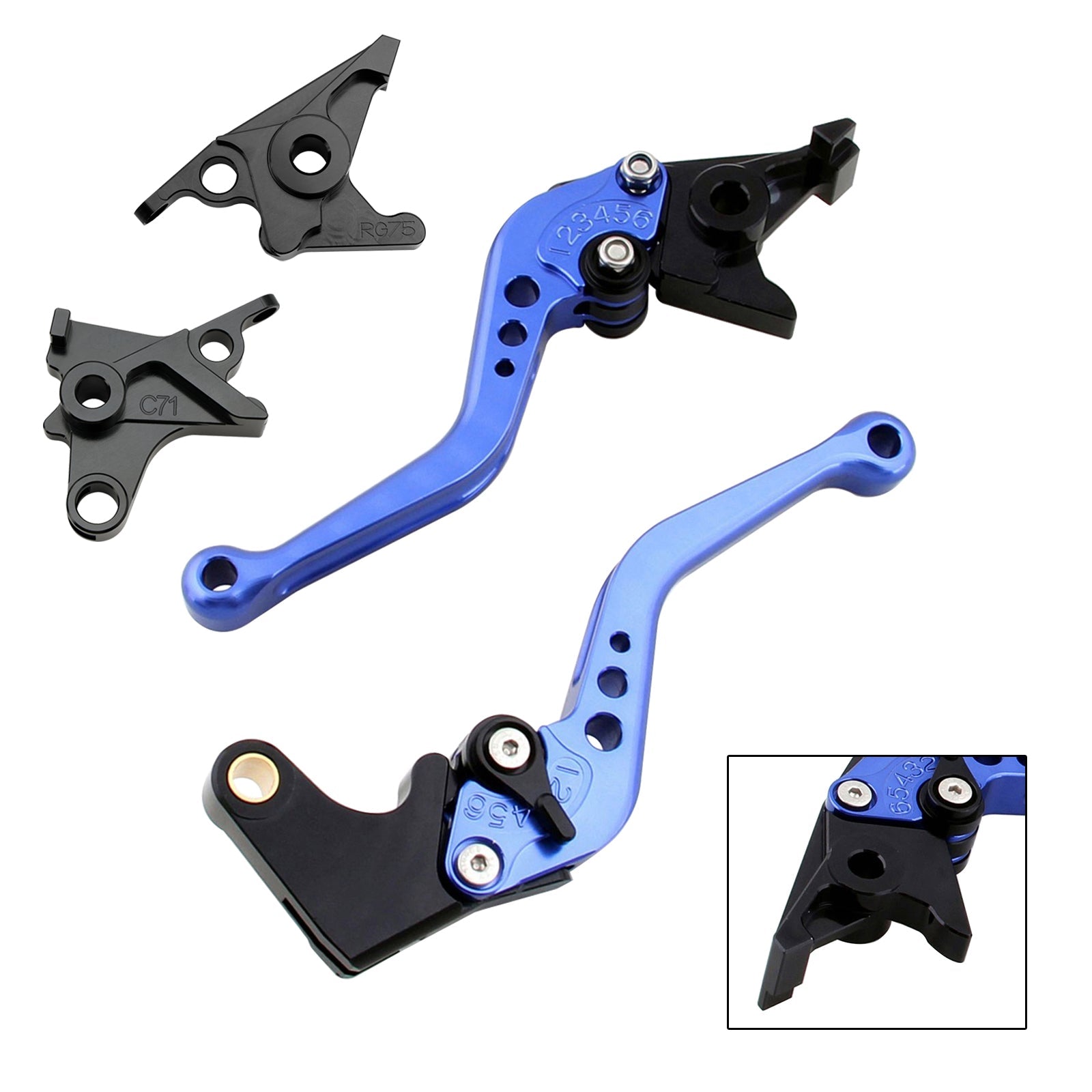 Levier de frein et d'embrayage court pour BMW R NINE T / PURE / RACER 2017-2023