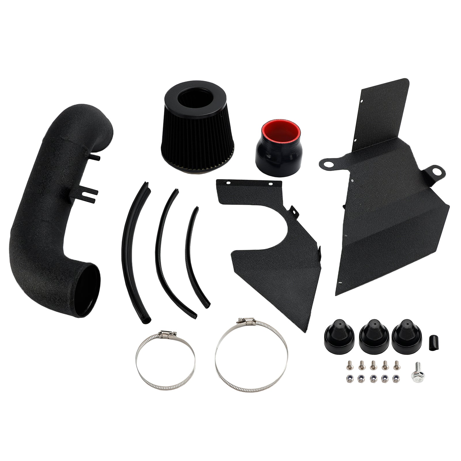 Kit di aspirazione aria fredda con protezione dal calore per VW Golf GTi R 1.8T e 2.0T (2015-2020).