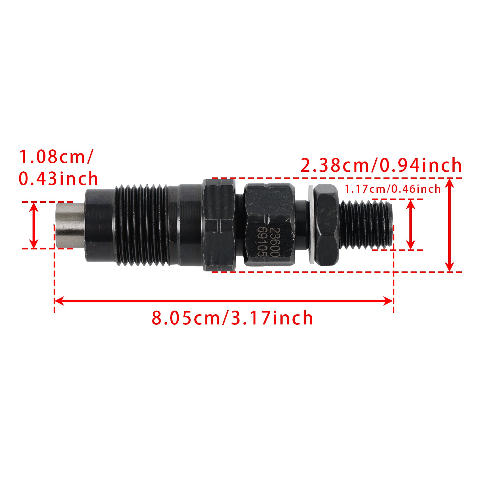 Lot de 4 Injecteur De Carburant Pour Toyota 1KZ-T Land Cruiser 1KZ 23600-69105