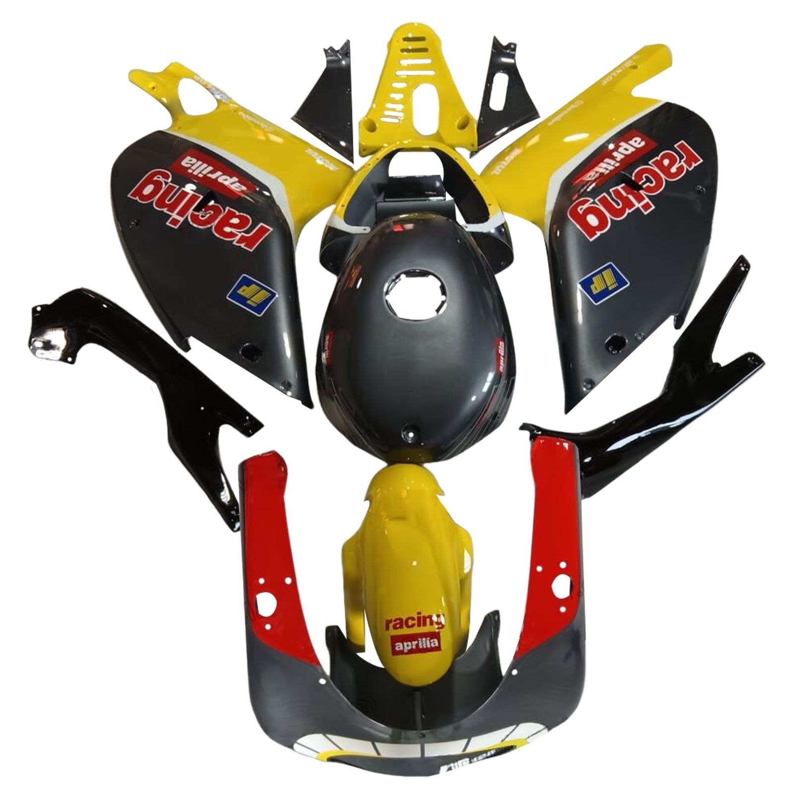 Amotopart Aprilia RS125 2000-2005 Kit Bodywork in plastica