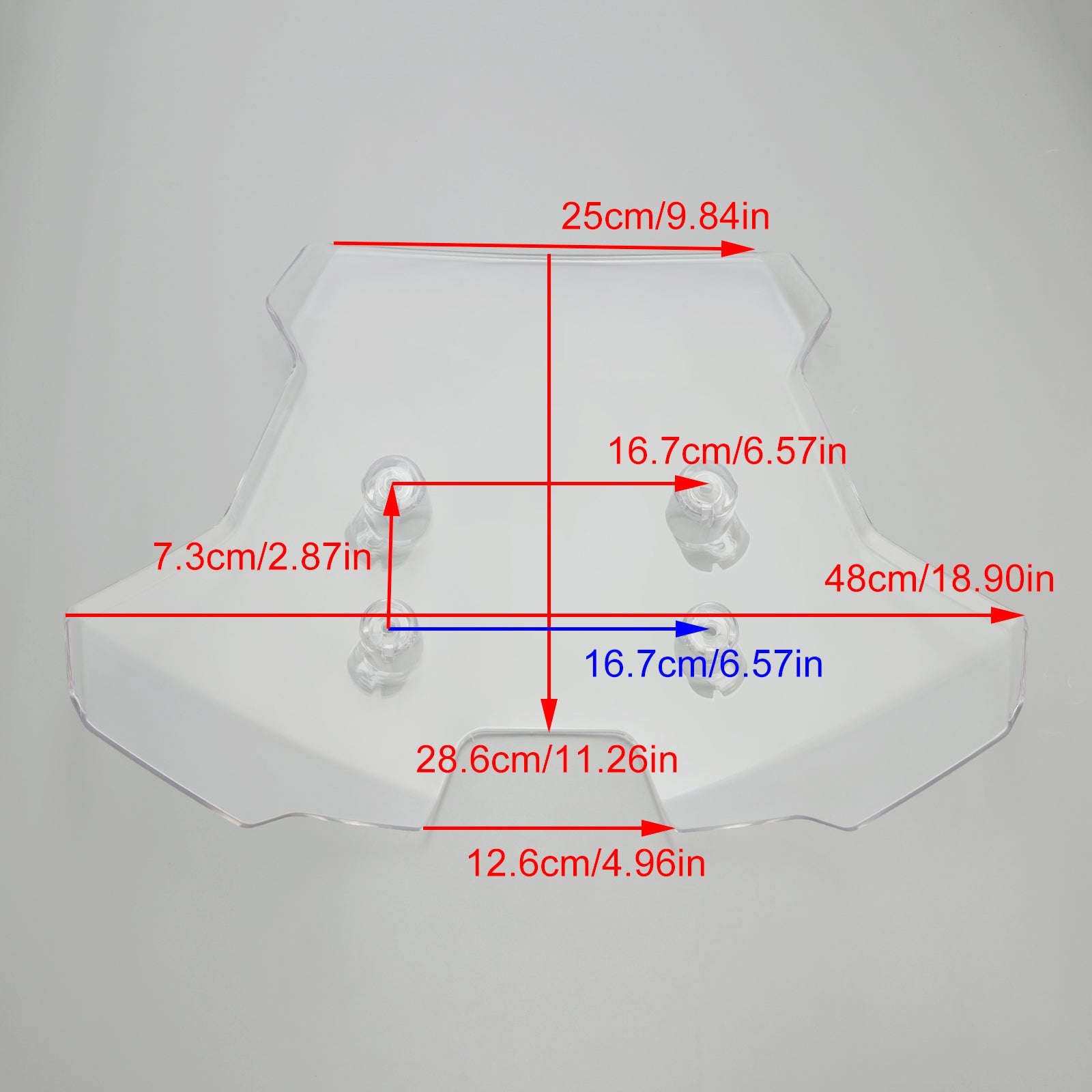 Tuulilasin tuulilasi sopii Suzuki V-Strom 800/de/de adv/Touringille 2023-2024
