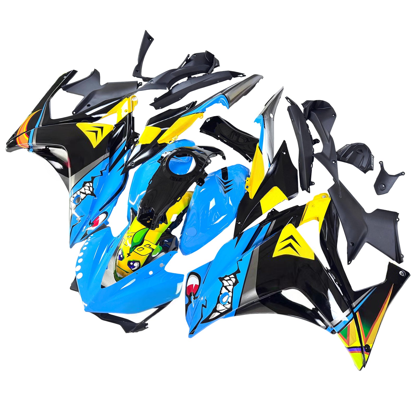Kit de carénage en plastique ABS injecté pour Yamaha YZF-R3 2014-2018 R25 2015-2017