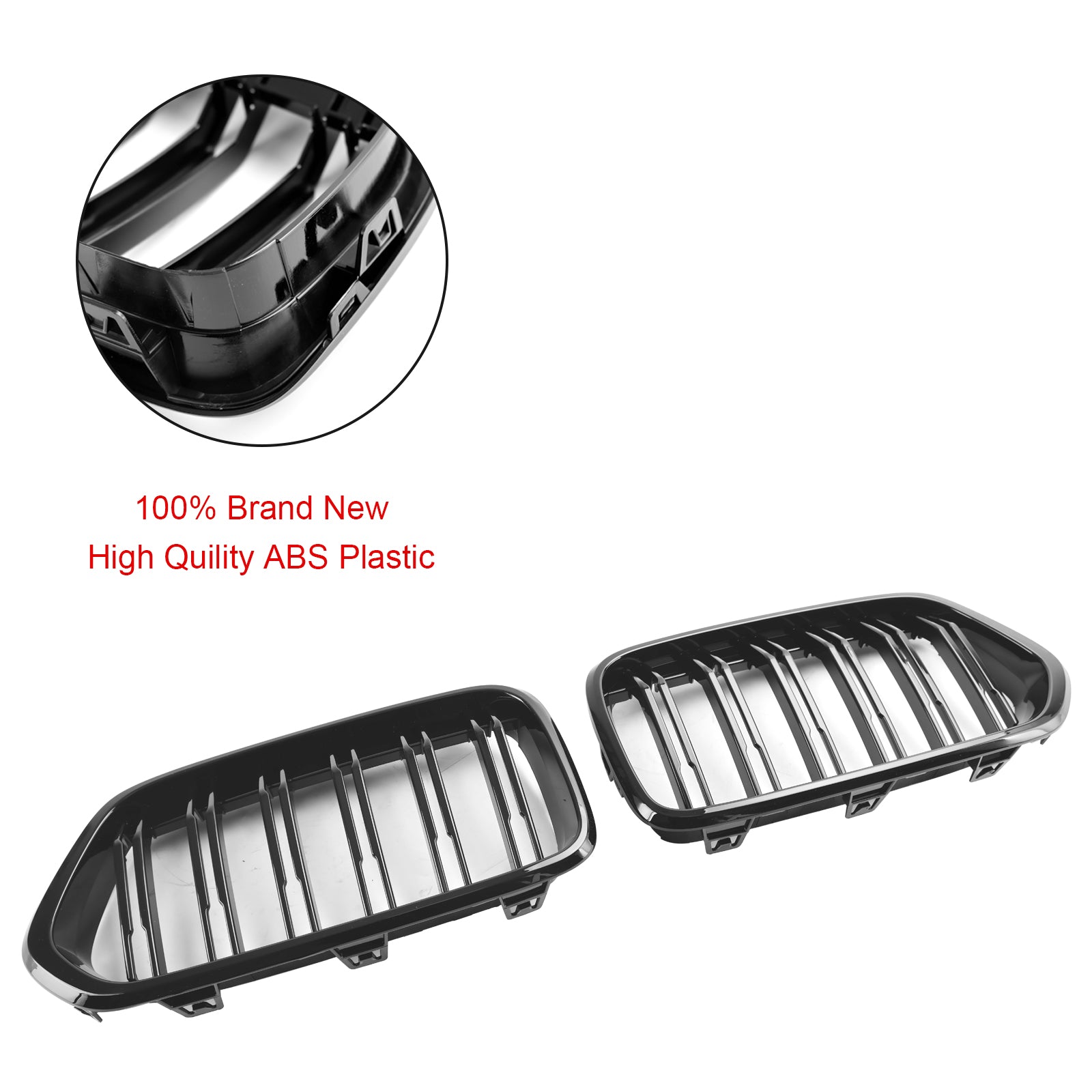 Gloss Black Front Bumper Grill Grill za BMW X2 Series F39 2018-2023