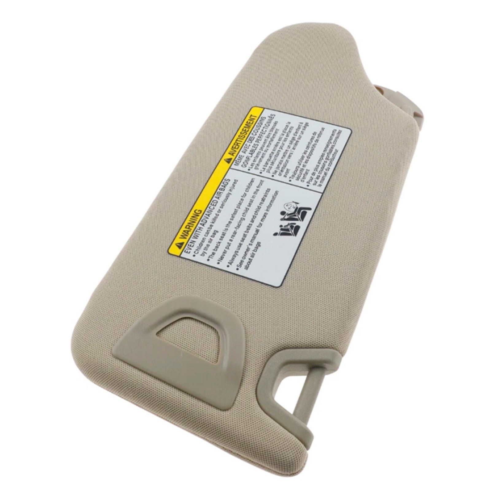Sun visor en el lado del pasajero beige para Nissan Altima 2013-2018 964003TA2A