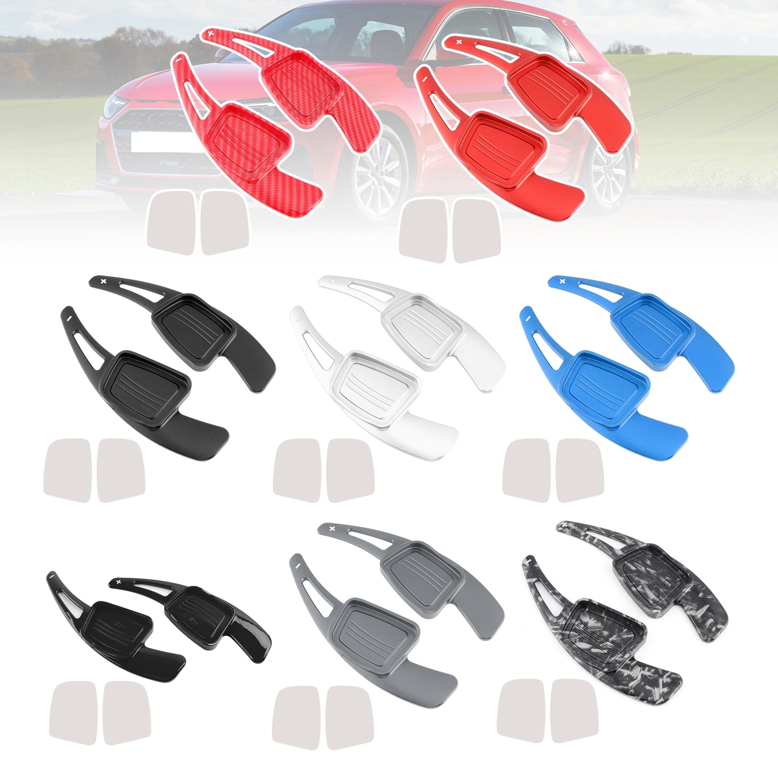 Extension de palettes de changement de vitesse au volant pour Audi Q3 Q5 Q7 S3 S4