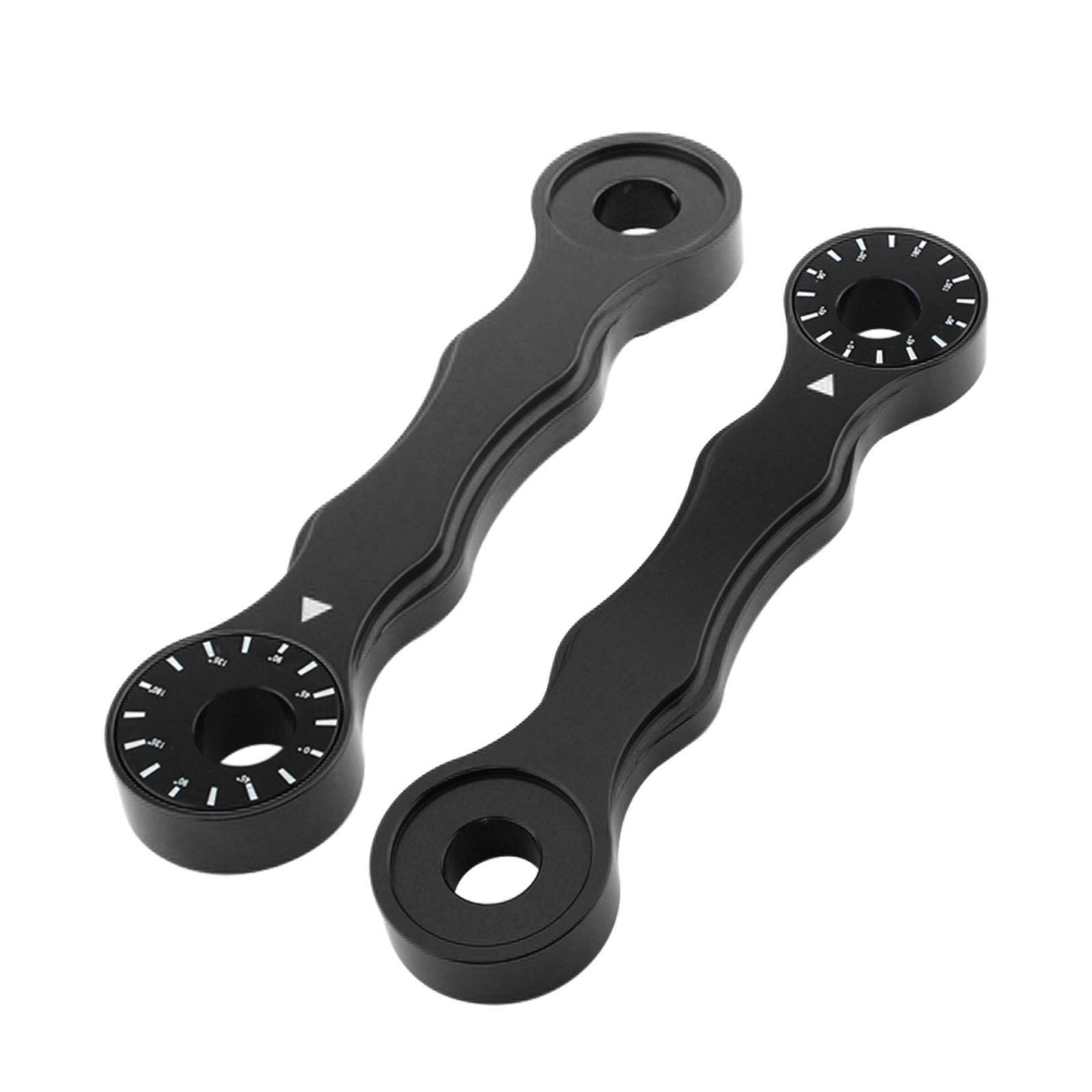 Kit di collegamento abbassamento regolabile per Suzuki DRZ400/E/S/SM 00-17 RM125/200 96-00 Nero