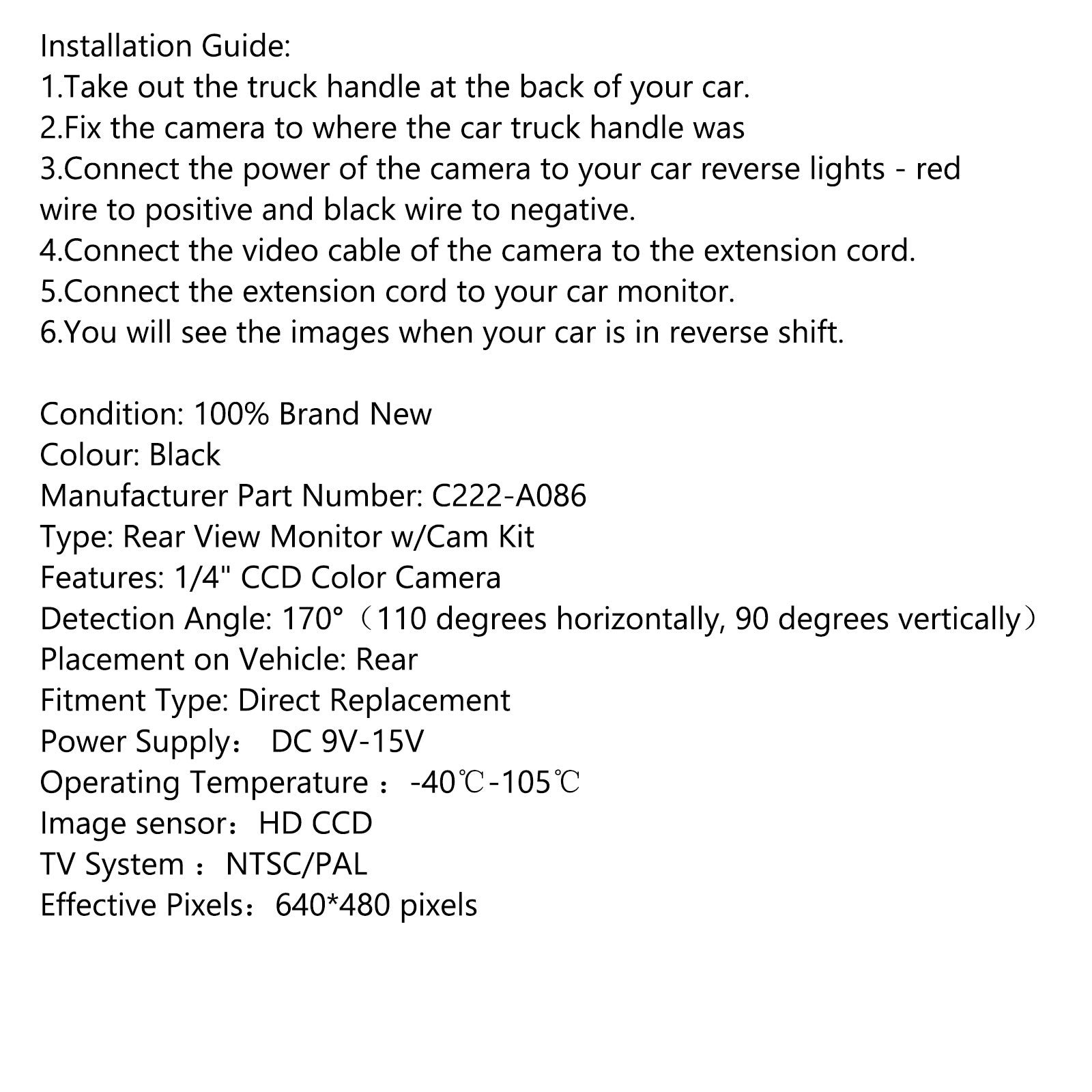 Zadnje vizijske kamere za prtljažnike za Dodge Ram 1500 2500 3500 2009-2017