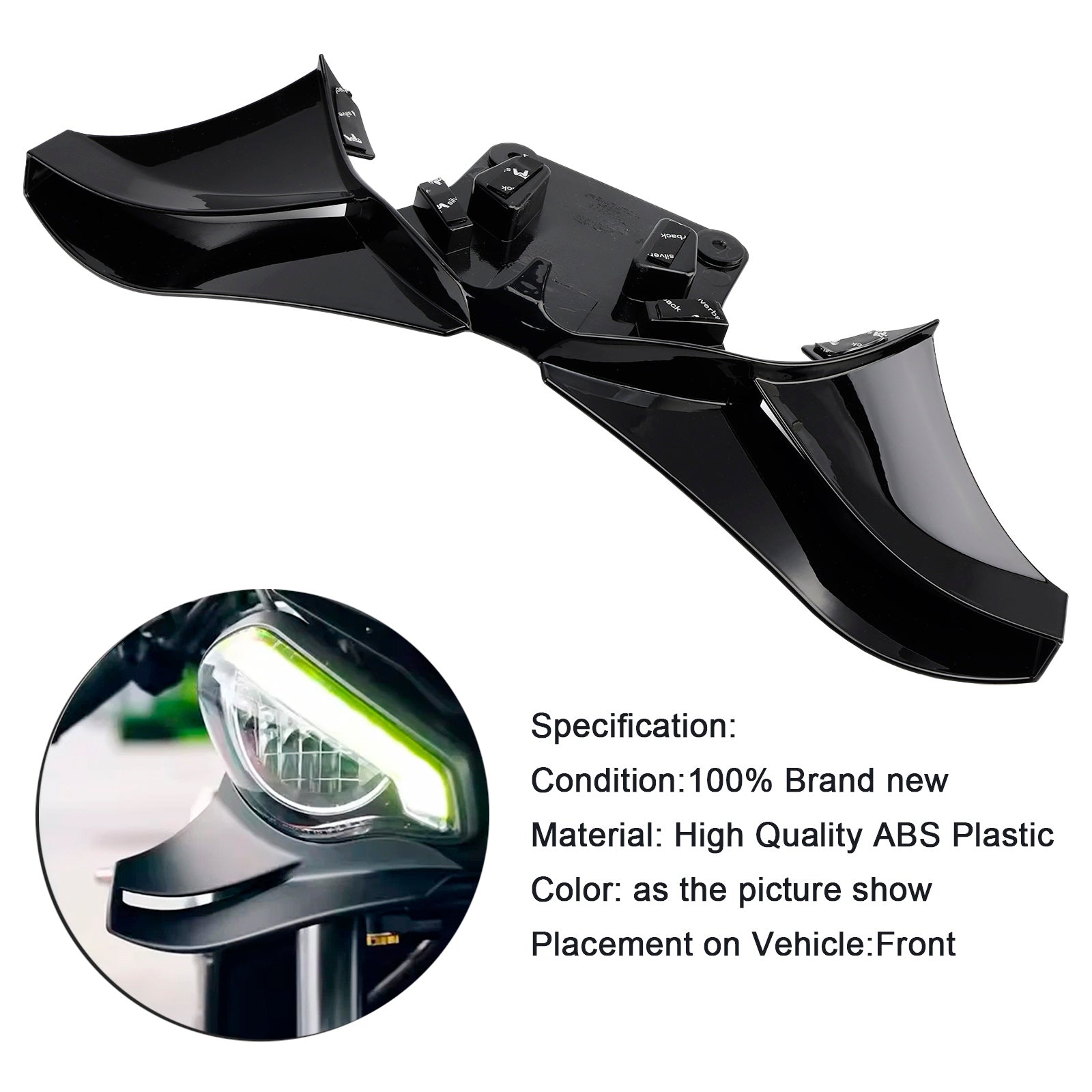 Aileron avant pour Street Triple 765R/RS 2023-2025