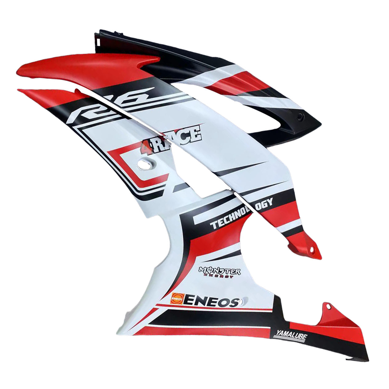 Injectie kuipkit, ABS Plastic Body voor Yamaha YZF 600 R6 2008-2016