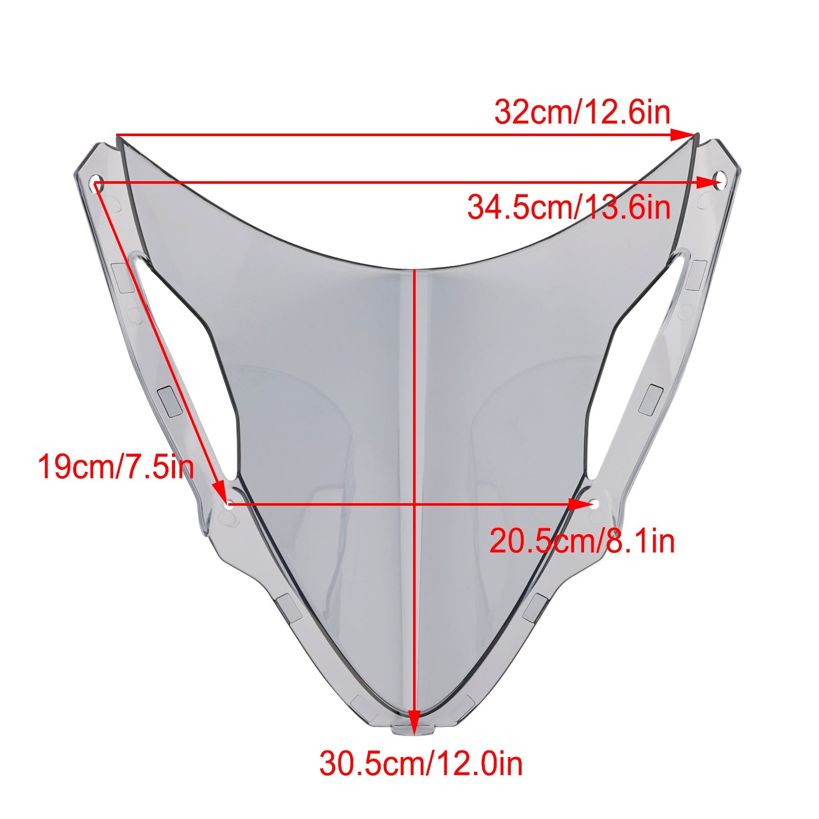 Kawasaki ZX-6R 2024 parabrezza