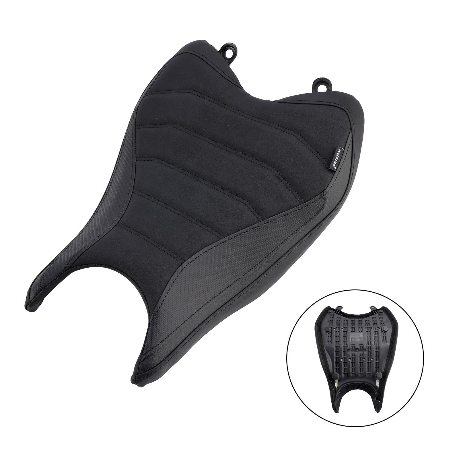 Sede del conductor Raider Triumph Daytona 660 2024-2025, cojín de poliuretano superior