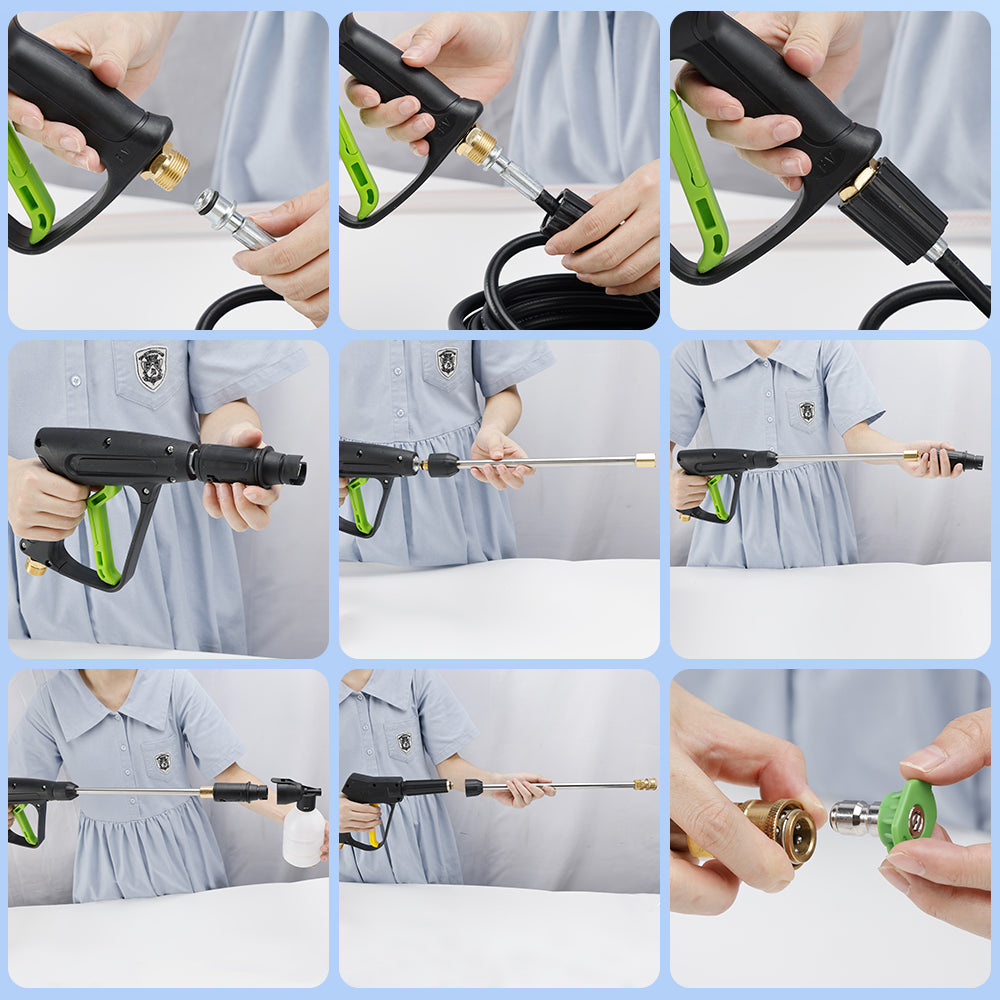 Przenośna elektryczna myjka ciśnieniowa 1400 W 3200 PSI Max 1,8 GPM Myjka ciśnieniowa