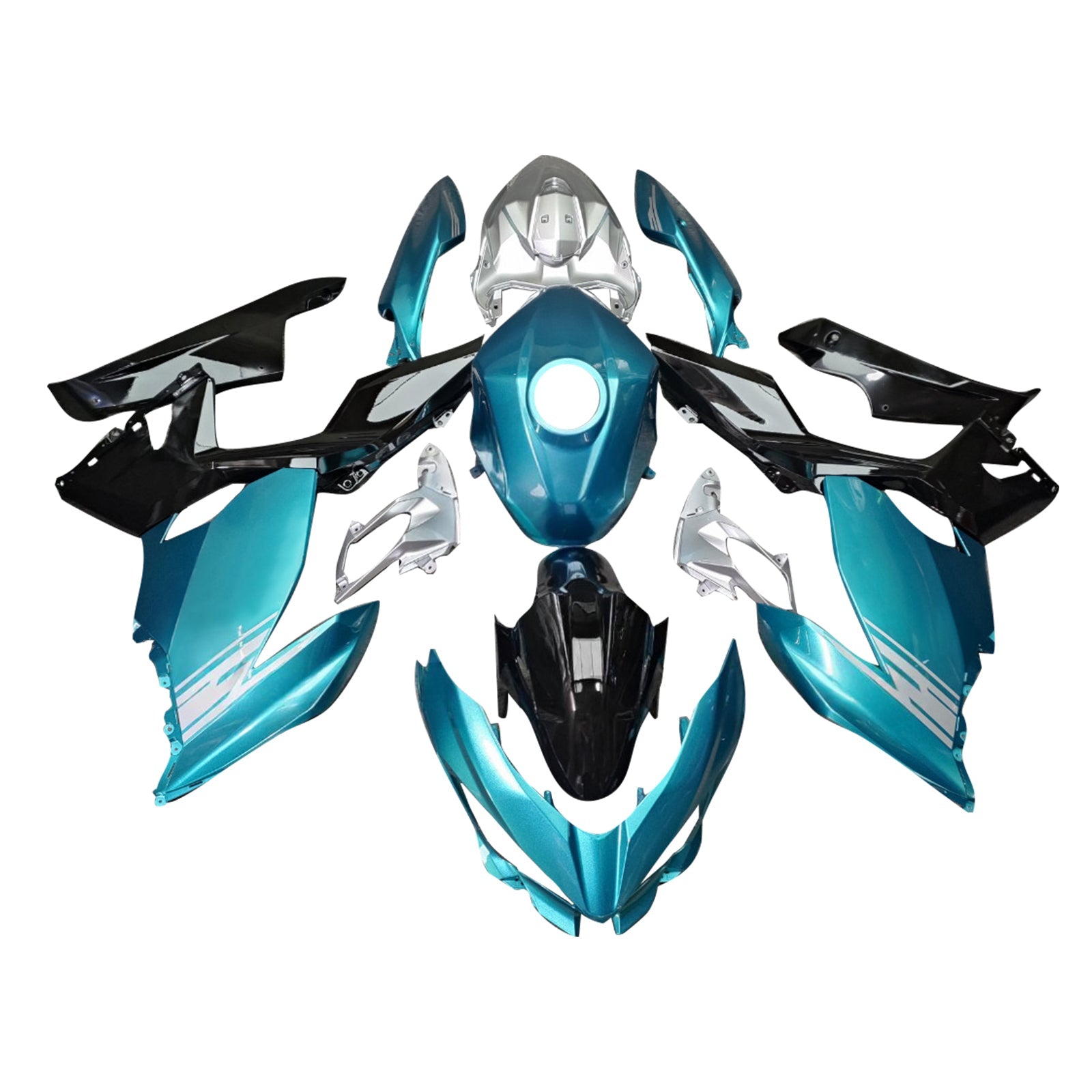 Kit de carénage par injection, carrosserie en plastique ABS pour Kawasaki EX400 Ninja400 2018-2024