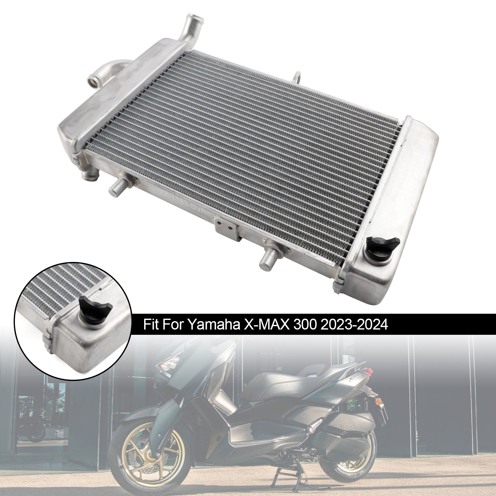 YAMAHA X-MAX 300 XMAX 2023-2024 Radiatorkoelmotor koeler