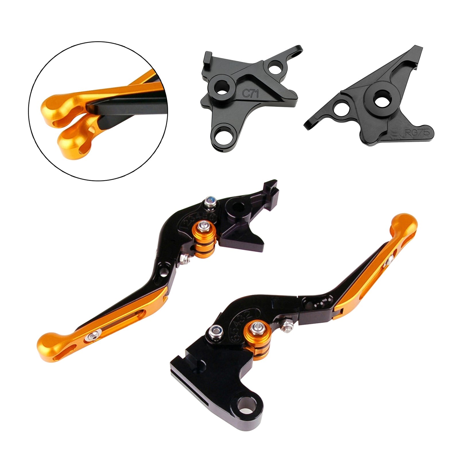 Levier de frein et d'embrayage réglable pour BMW R NINE T / PURE / RACER 2017-2023