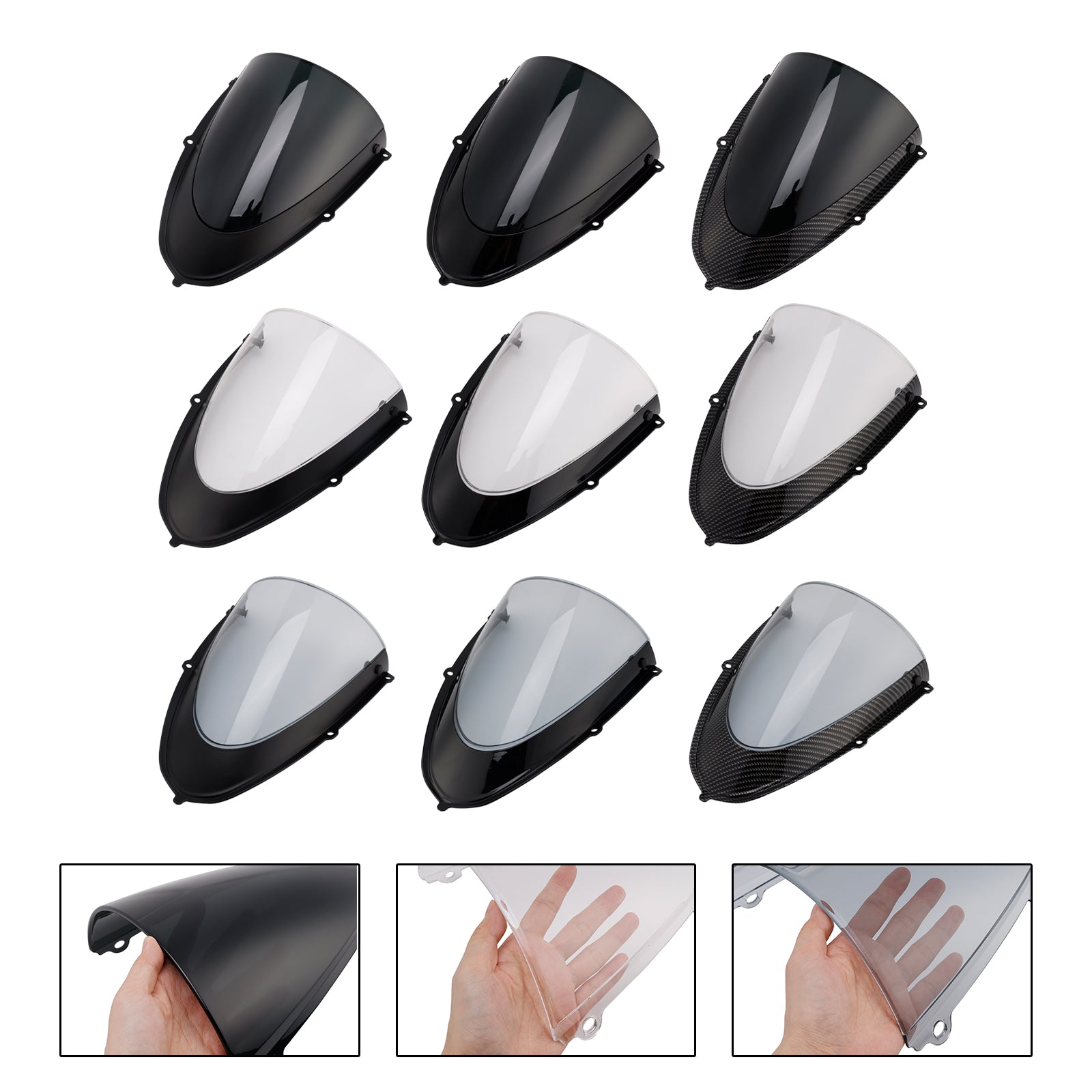 Pare-brise, carénage de phare pour Aprilia RS 660 (2020-2024)