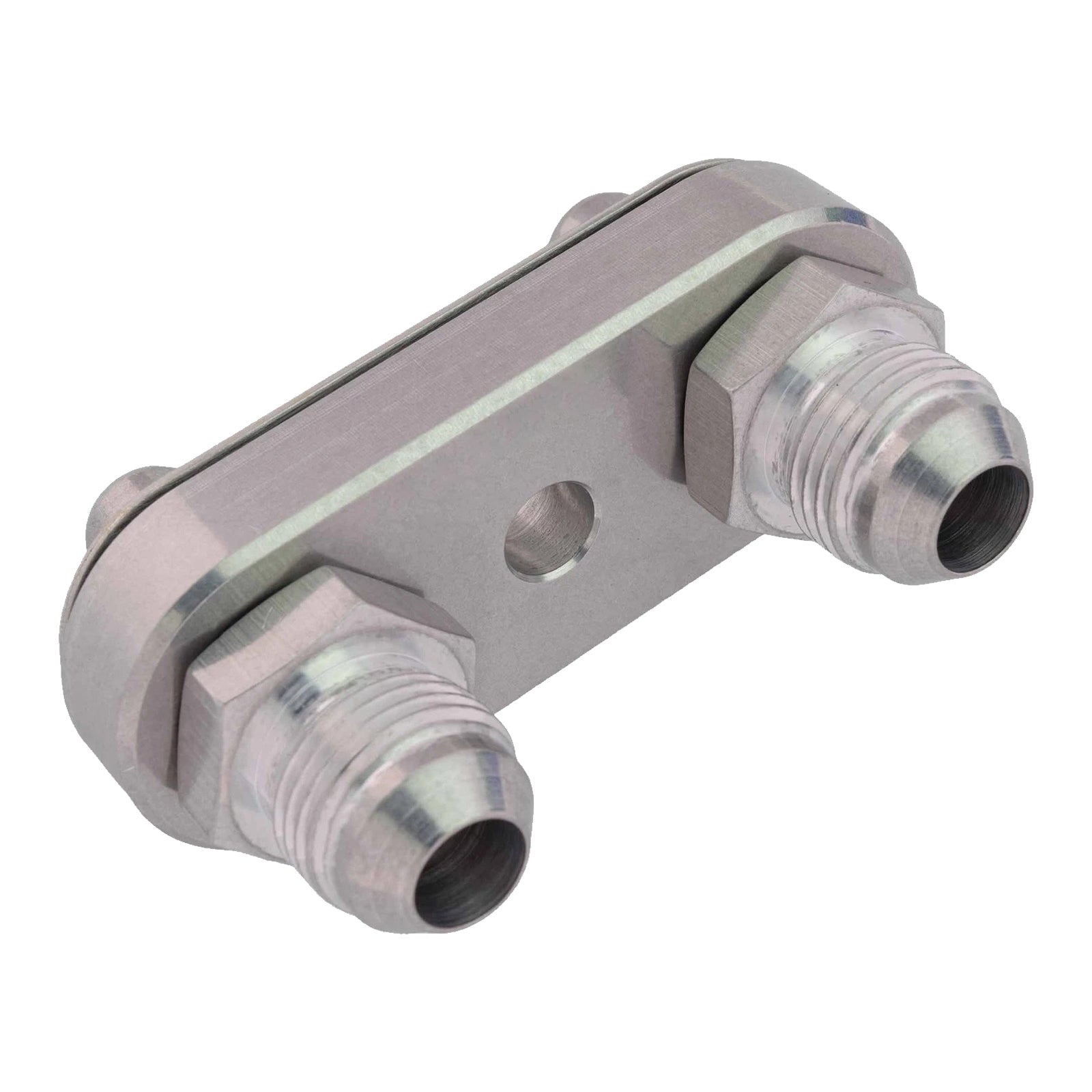 Piastra adattatore linea radiatore trasmissione 6L80E, 6L90E e 8L90E con guarnizioni per raccordi AN 8