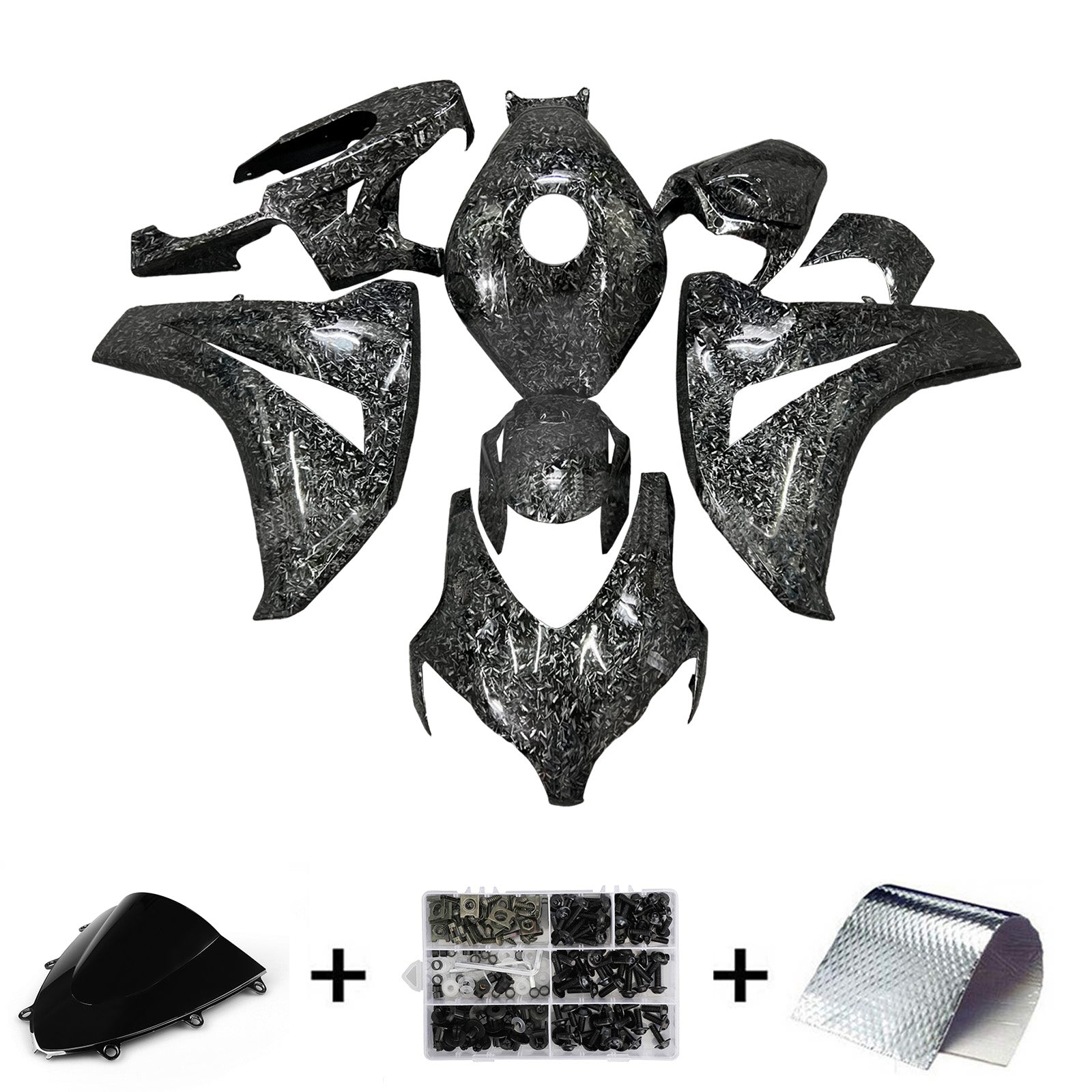 Kit van een tekort geïnjecteerd in ABS-plastic voor Honda CBR1000RR 2008-2011