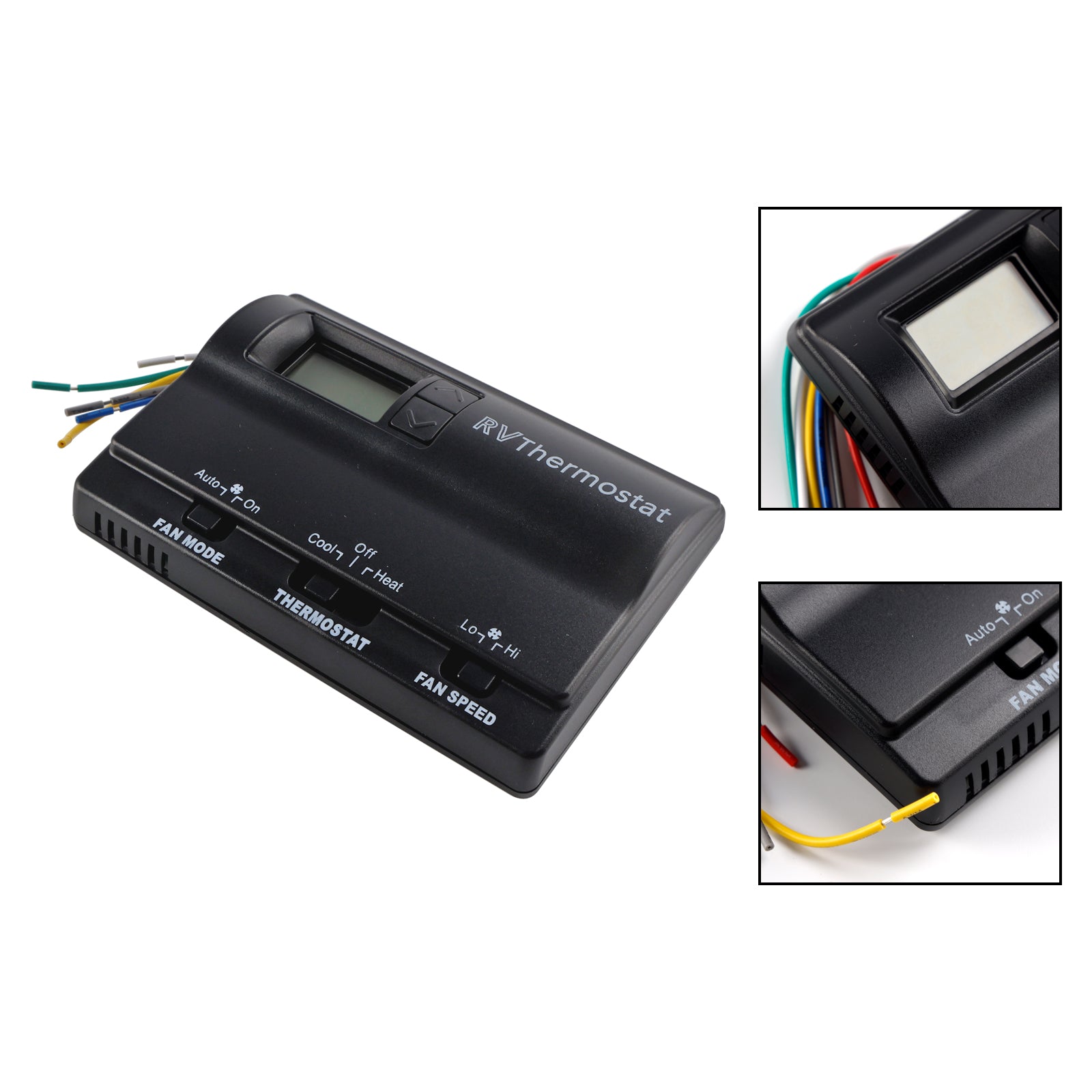 Termostato di sostituzione digitale per riscaldamento/raffreddamento compatibile con Coleman 83303362, nero