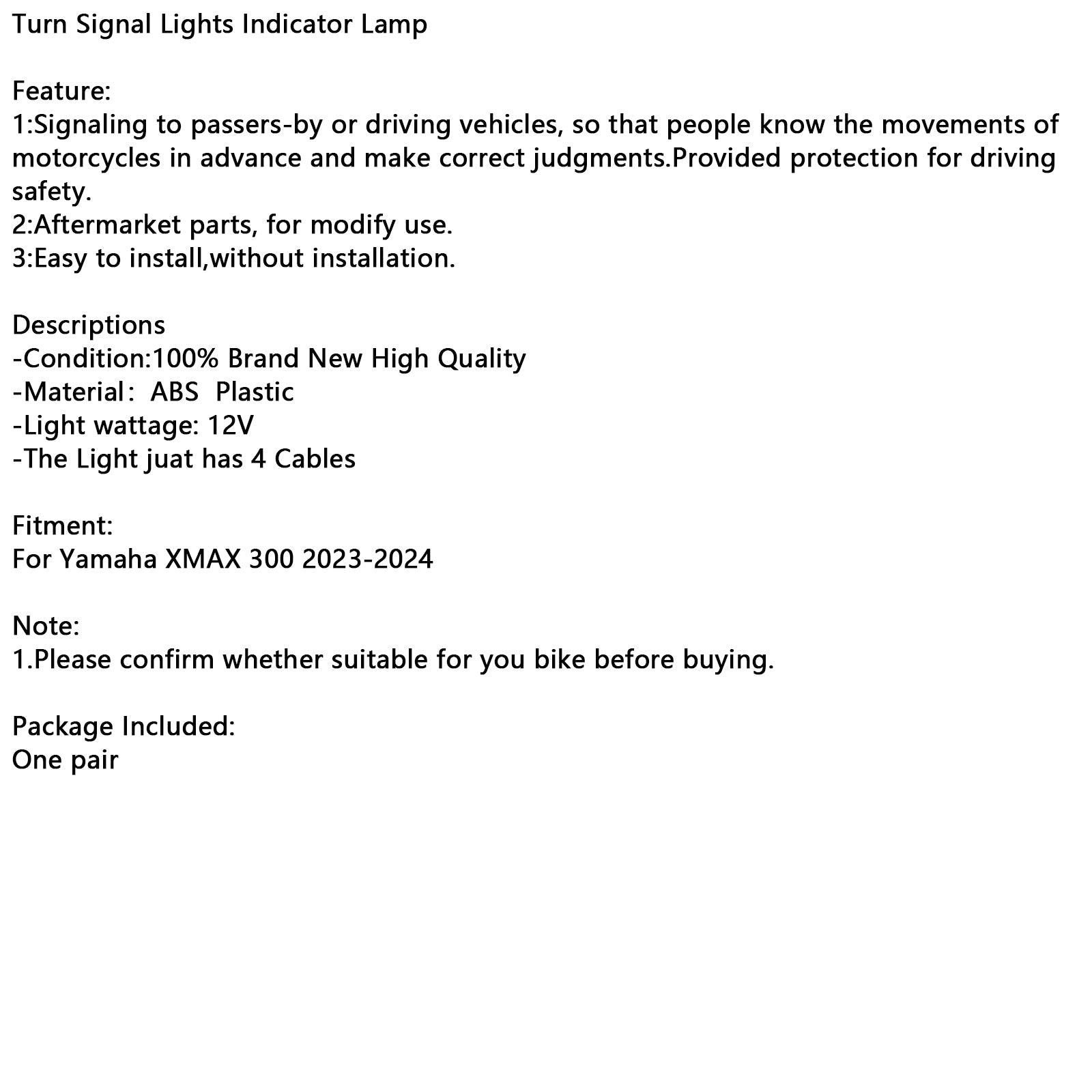 Clodes dla Yamaha Xmax 300 2023-2024