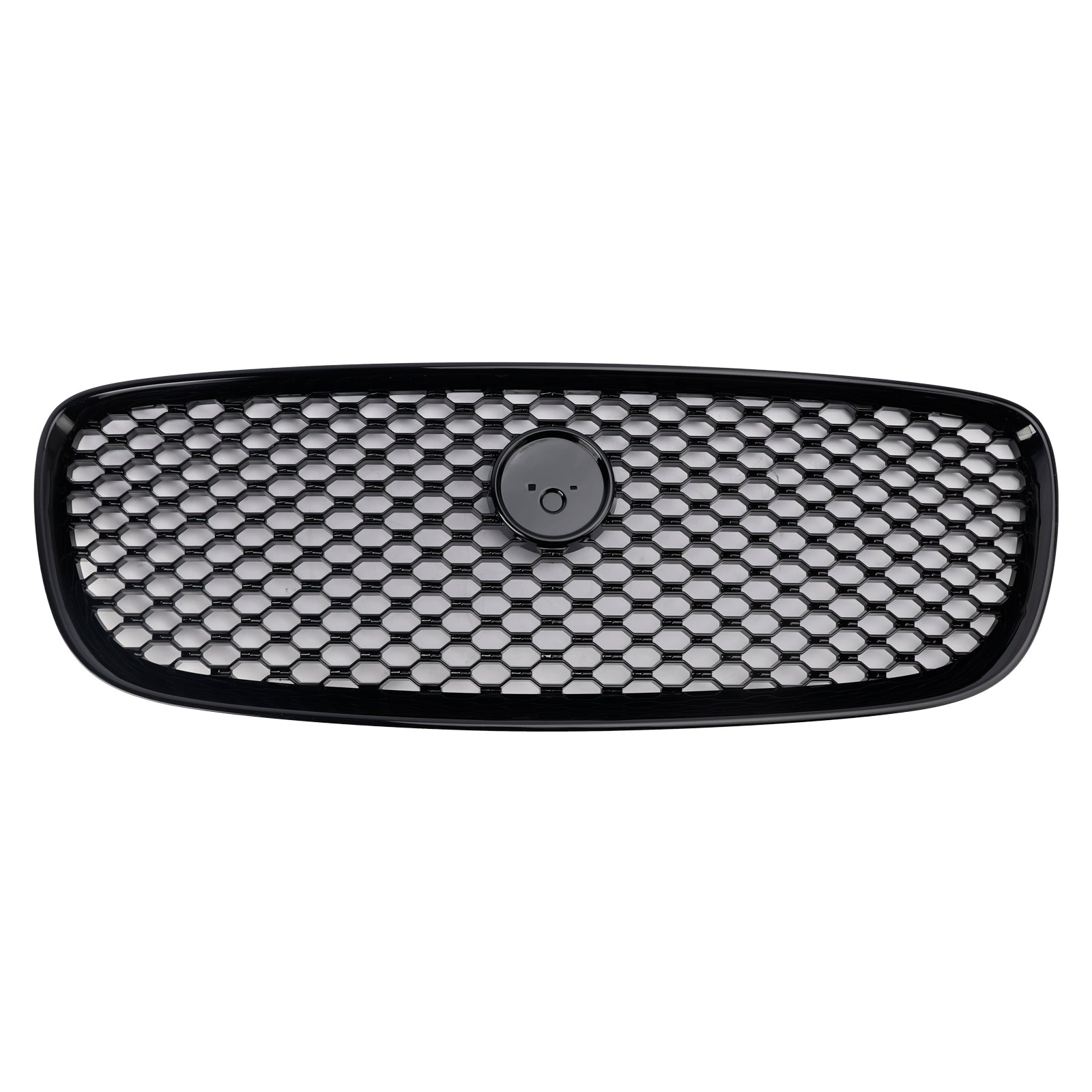 Grille de pare-chocs avant style Jaguar XF XF-R 2016-2019, noir brillant