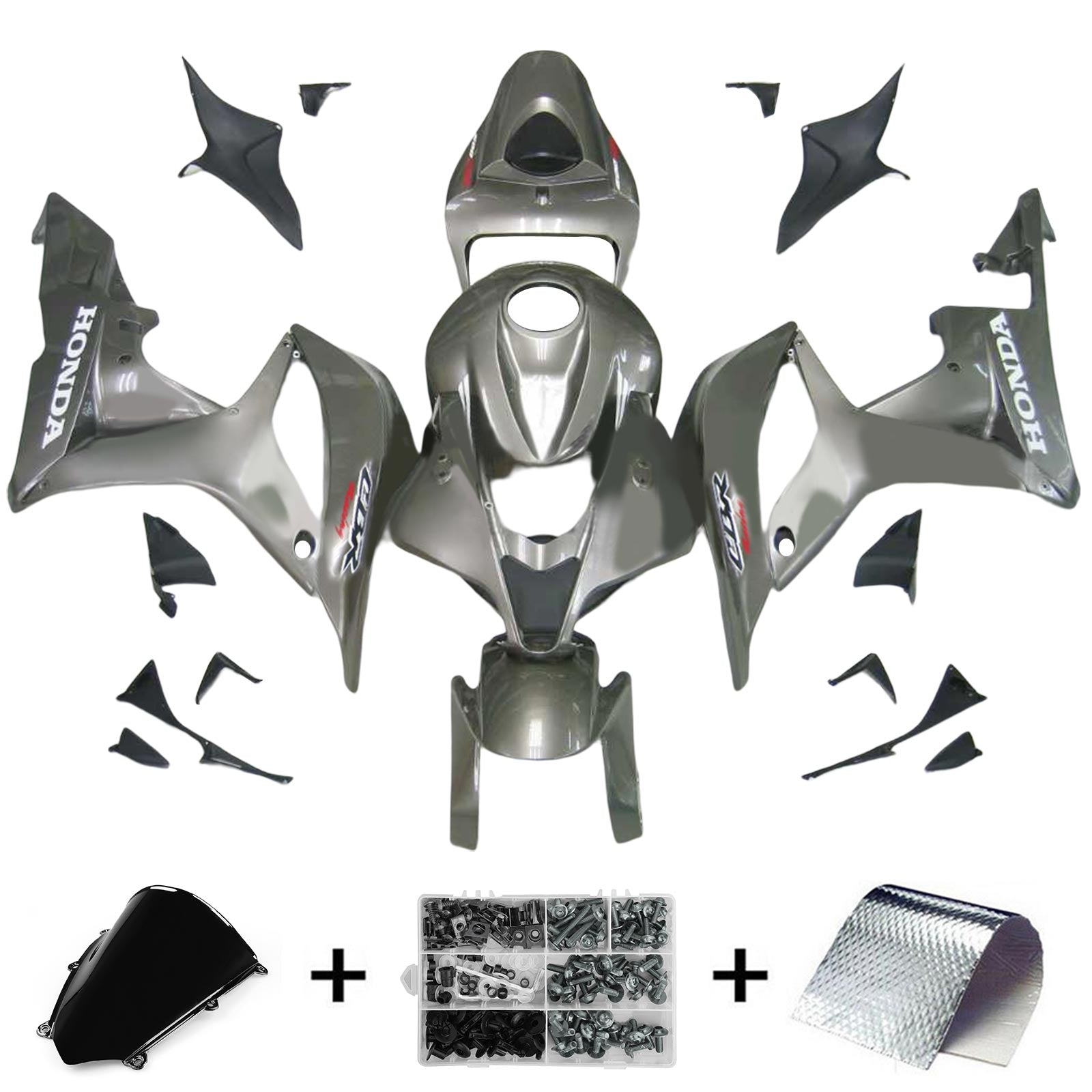 ABS Plastic Kairing Kit voor Honda CBR600R 2007-2008 F5
