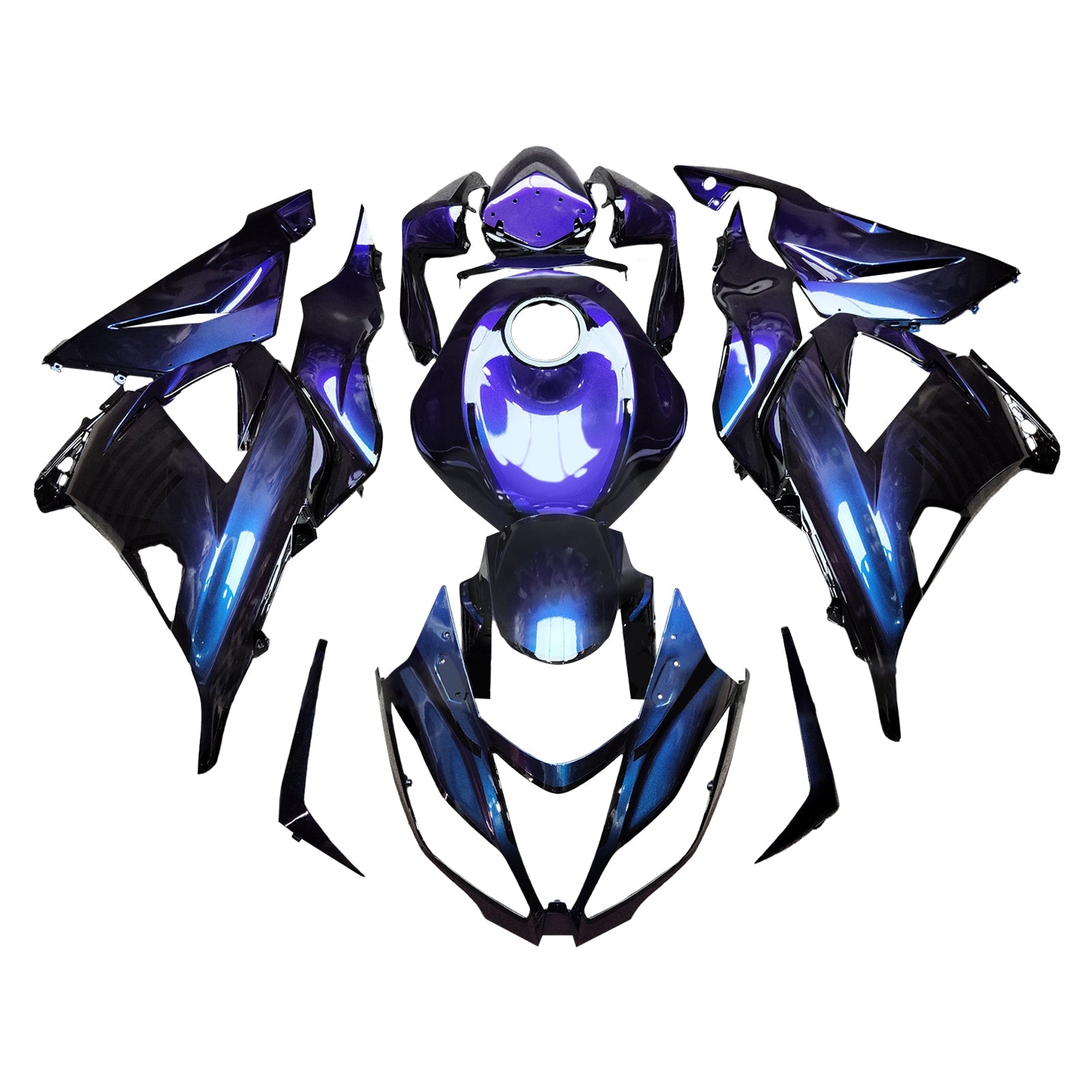 Injektiotapapakkaus, kawasaki ZX6R 636 2013-2018 ABS-muoviset korit