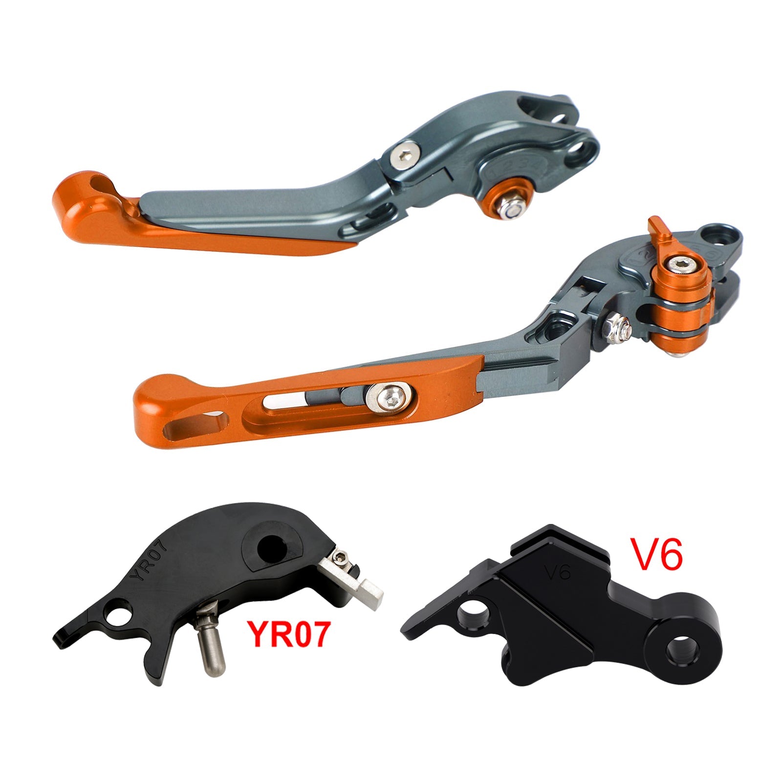 Levier de frein et d'embrayage réglable compatible avec YAMAHA XSR900 XSR900GP MT-09 2024-2025