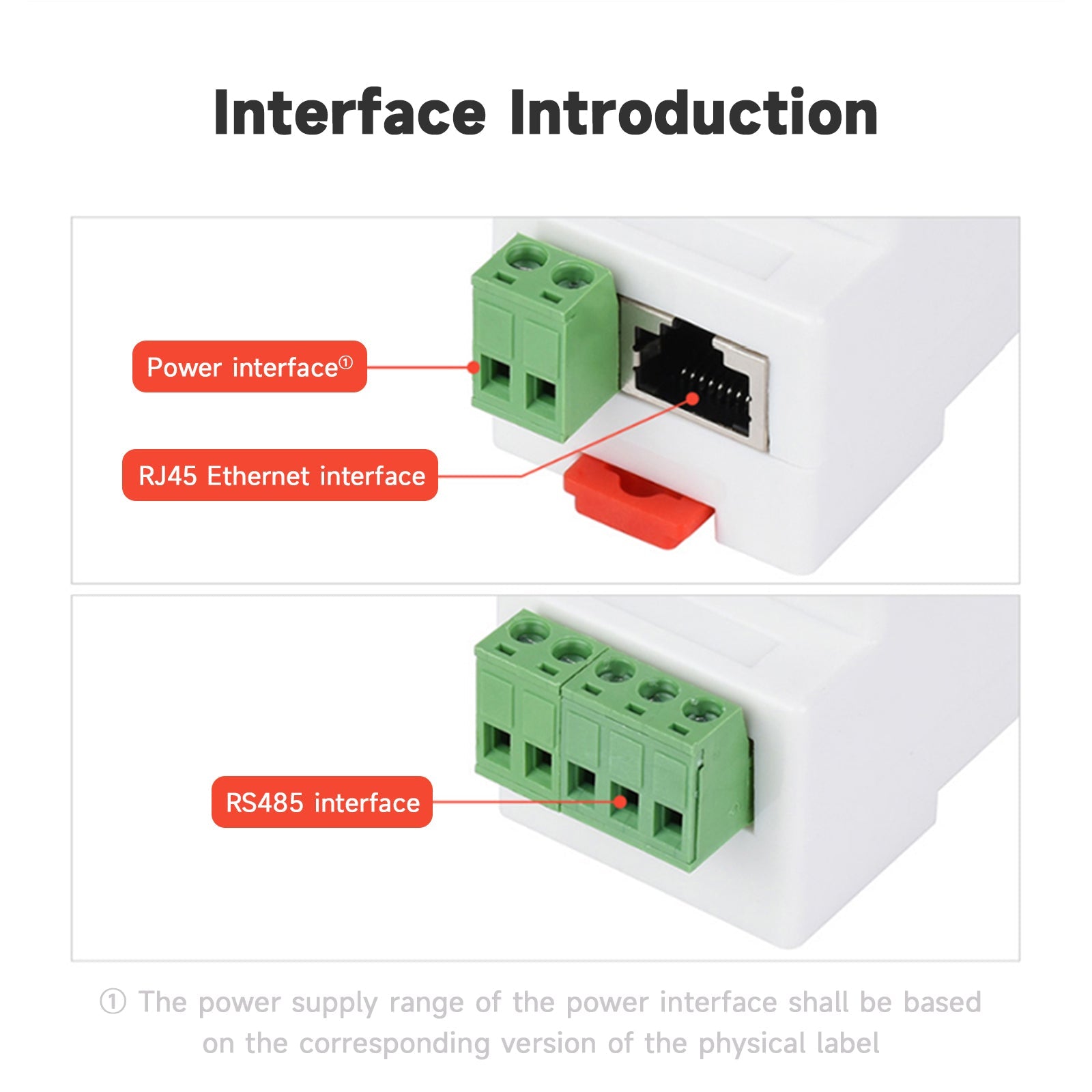 Module Ethernet RS485 vers RJ45 de qualité industrielle, serveur multi-hôte vers port série
