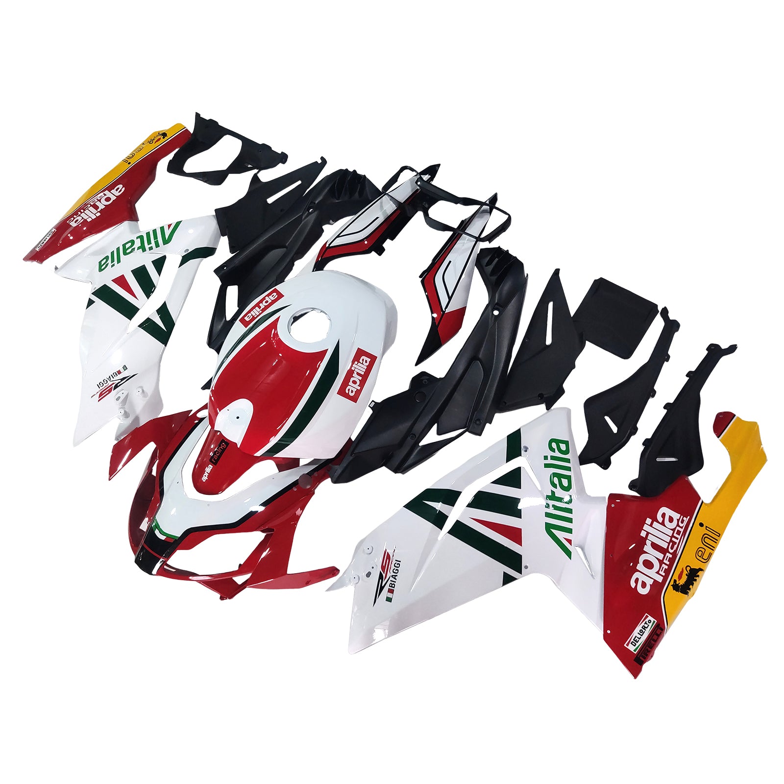 Kit de carénage par injection , carrosserie en plastique ABS Pour Aprilia RS125 2006-2011