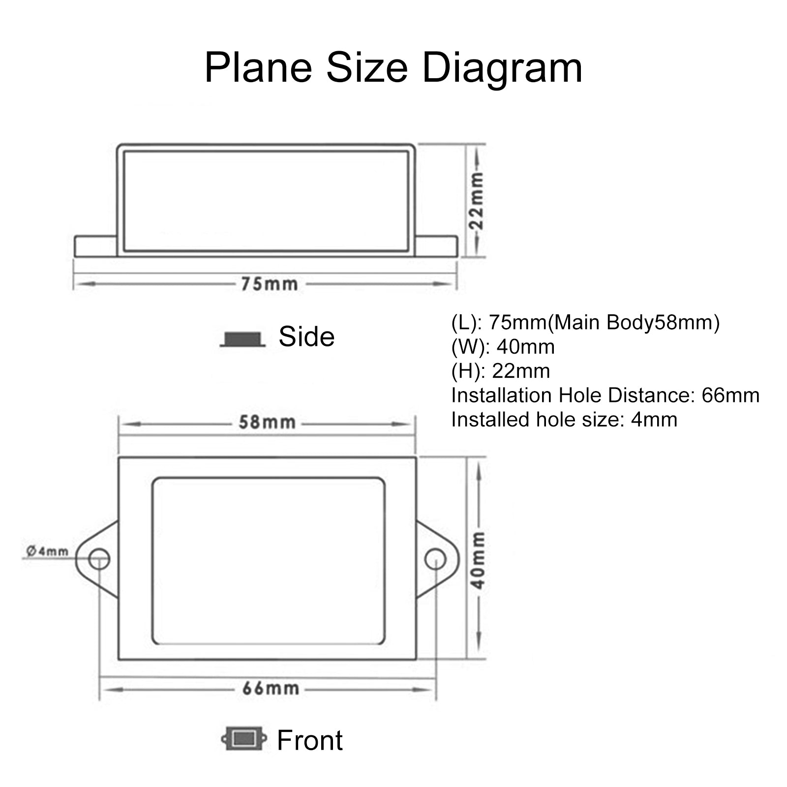 Waterdichte DC-DC-lift 1 A 6 V 12 V, auto-voedingsmodule