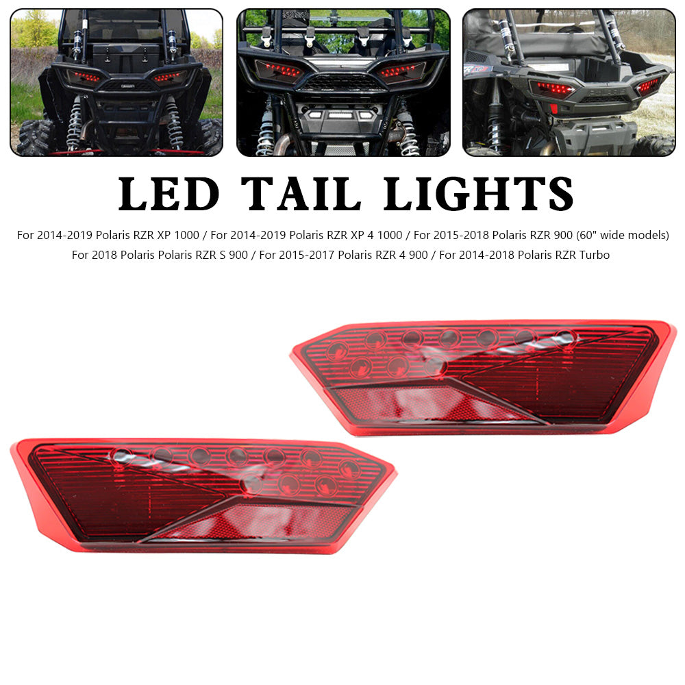Voor Polaris RZR Turbo 1000 XP 900 S 2014-2019 Achterlichten LED 2412341 2412342