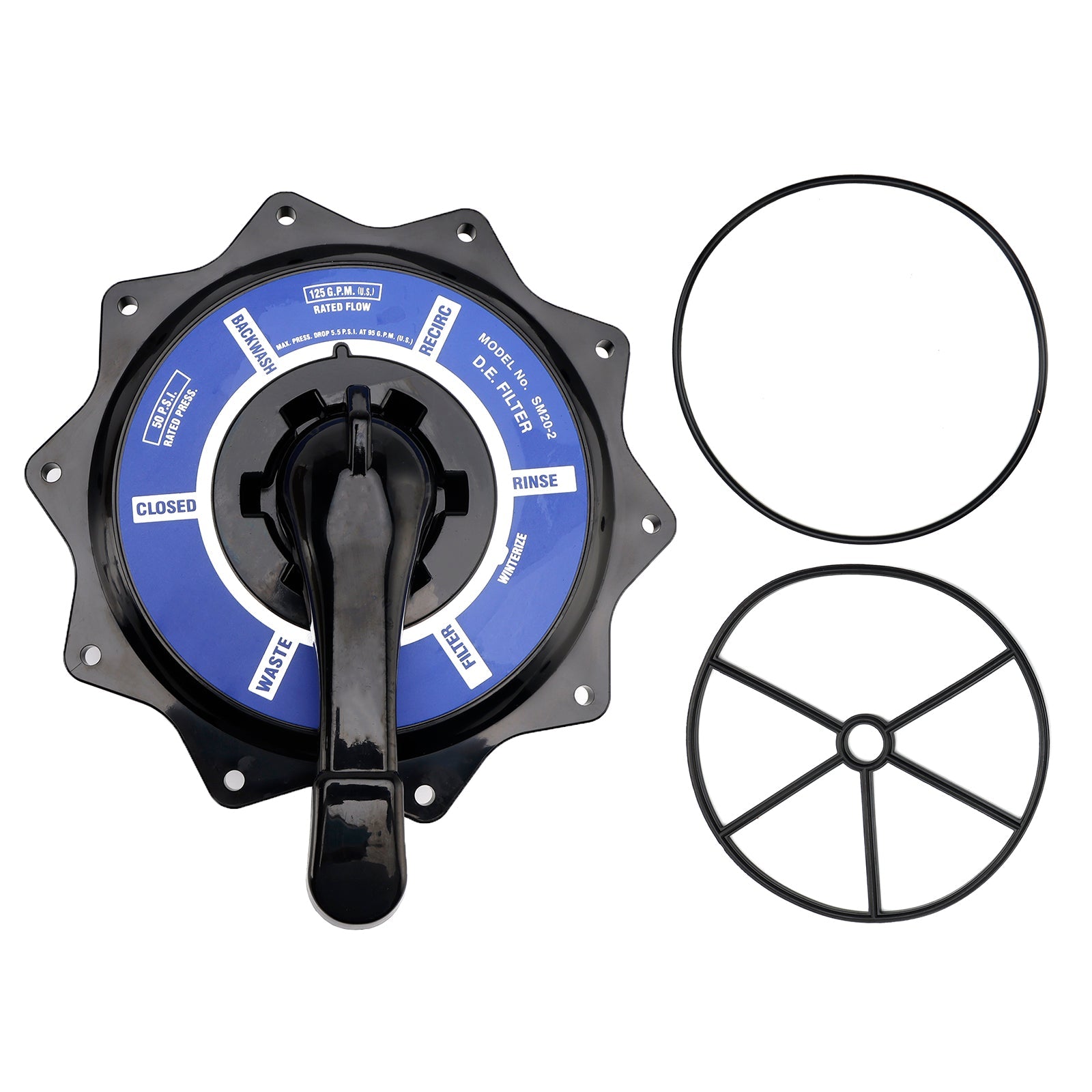 R0443900 Ensemble de vanne supérieure de 2 pouces pour remplacement de vanne multivoies Zodiac Jandy