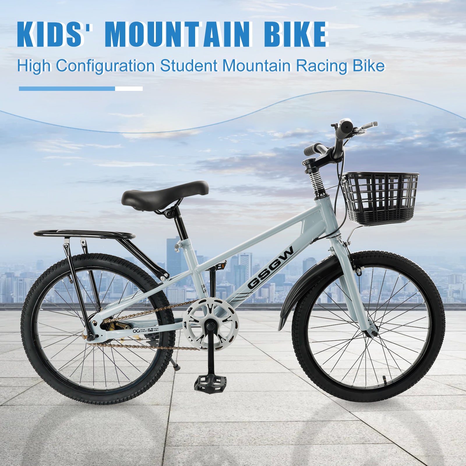 20 tuuman lapsipyörä tyttö/poikakori (8-12-vuotias)