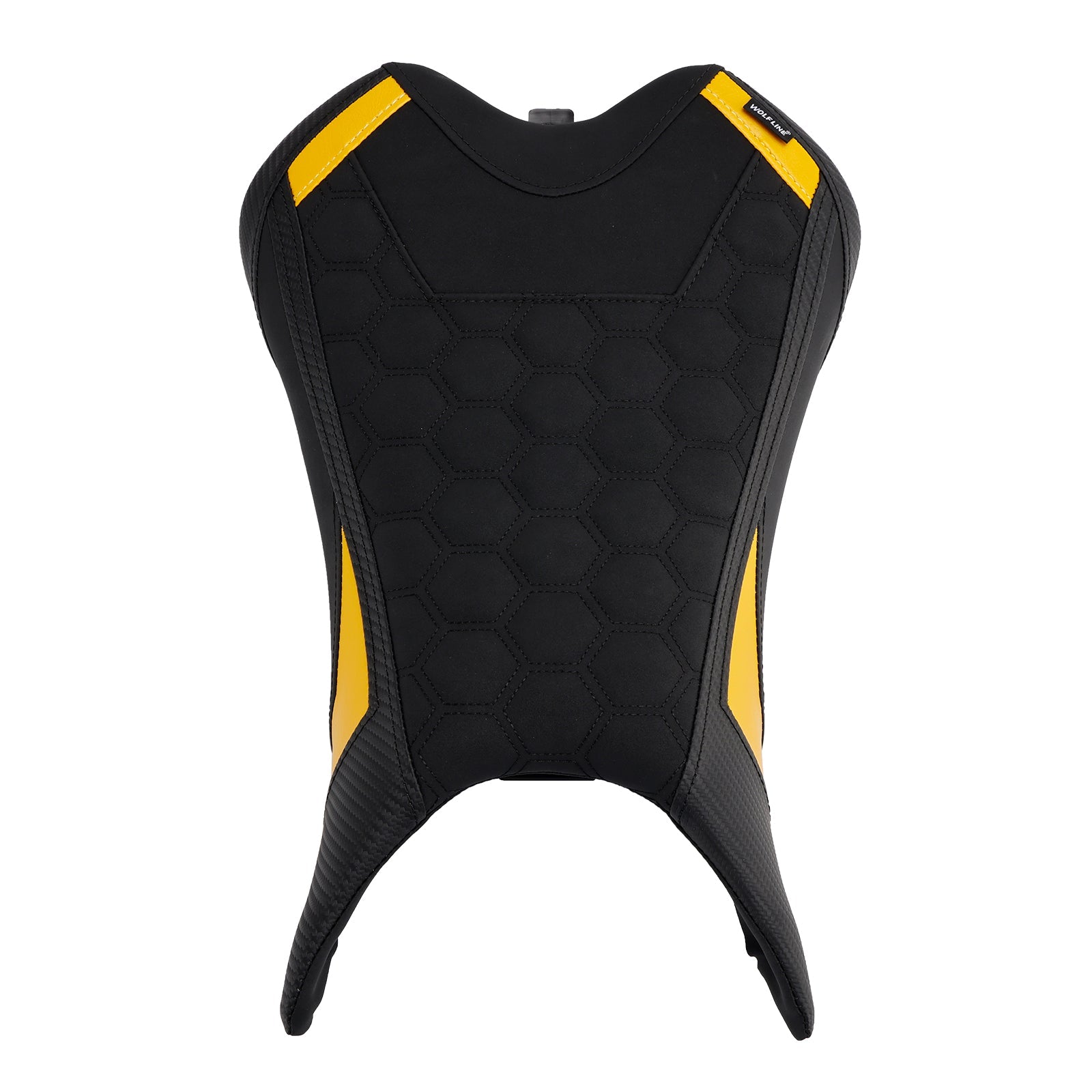 Coussin de siège conducteur avant Raider rouge pour Street Triple 765R/RS (2023-2025).