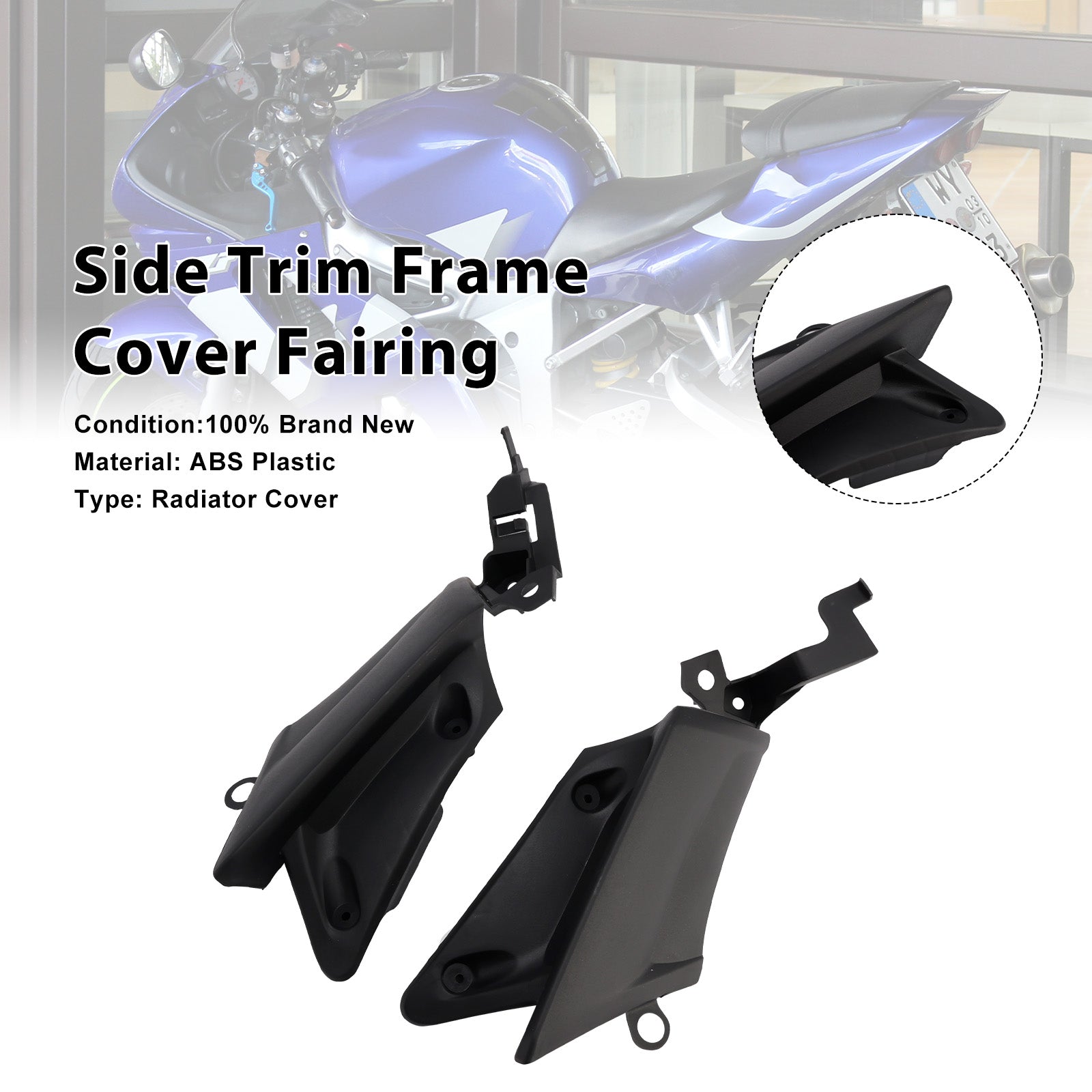Carenado lateral para Yamaha YZF R6 2003-2005 y R6S 2006-2009