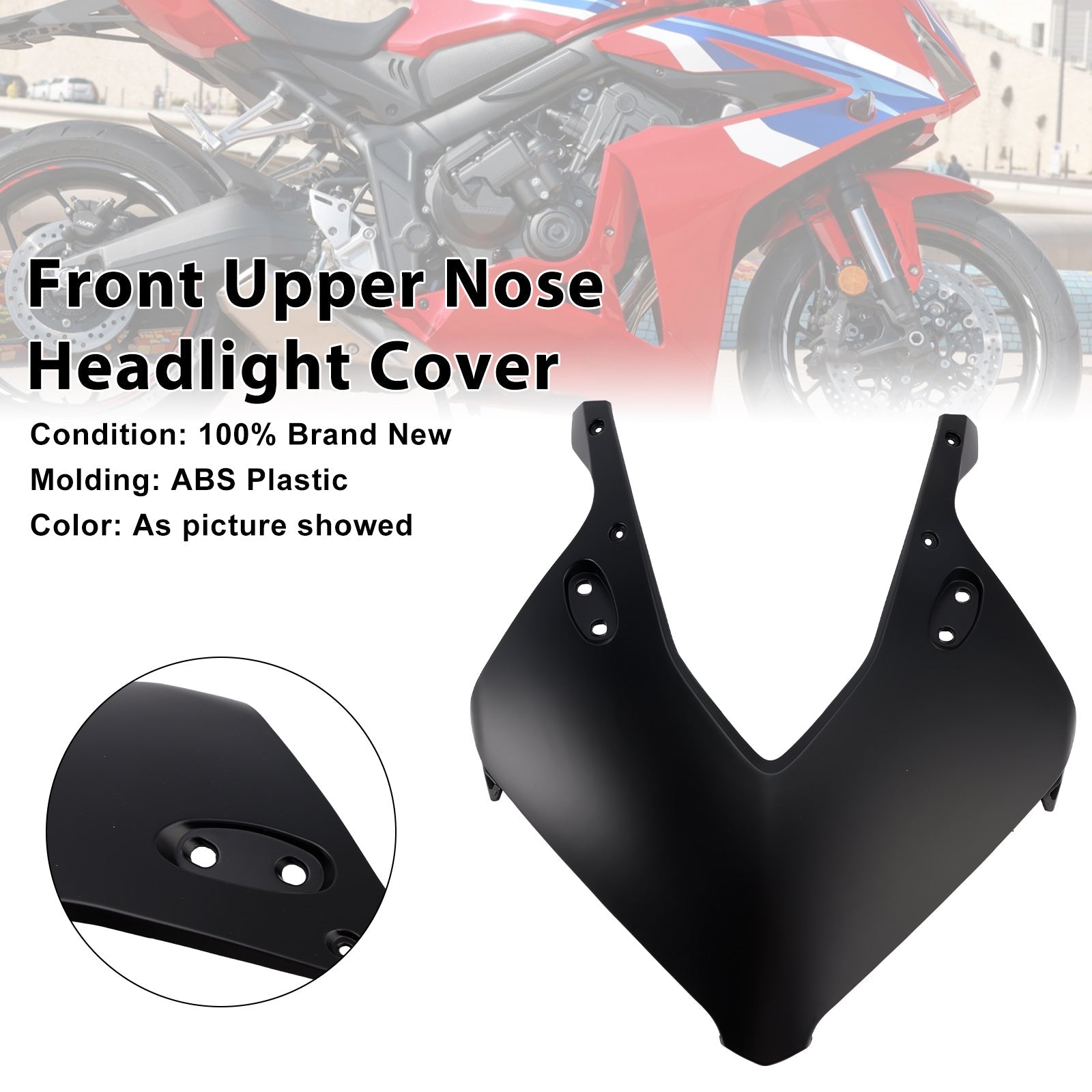 Carénage de protection de phare avant pour Honda CBR650R 2024-2025