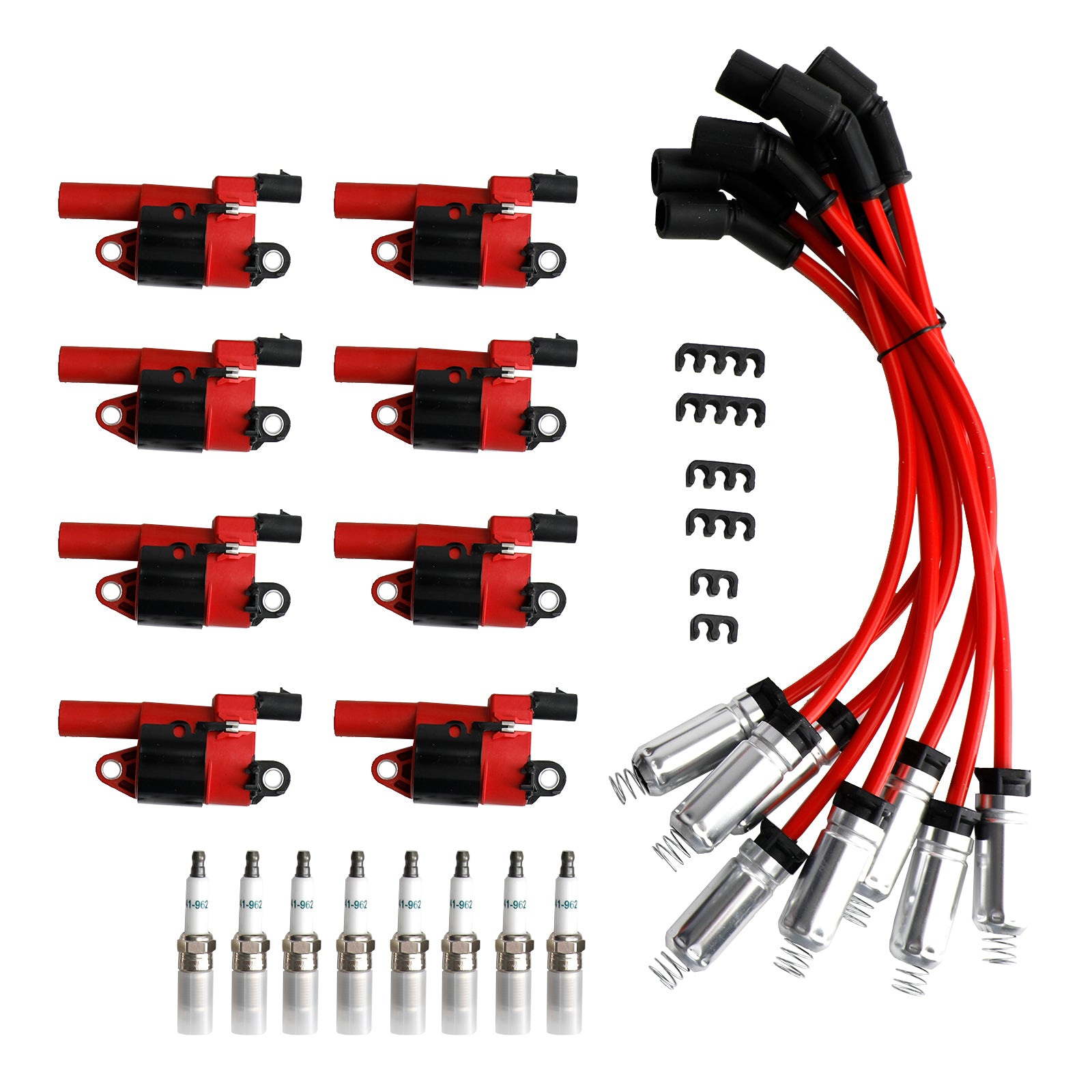 GMC Silverado 1500 Tahoe 5.3L 8 x vžig tuljava+žica svečke UF414