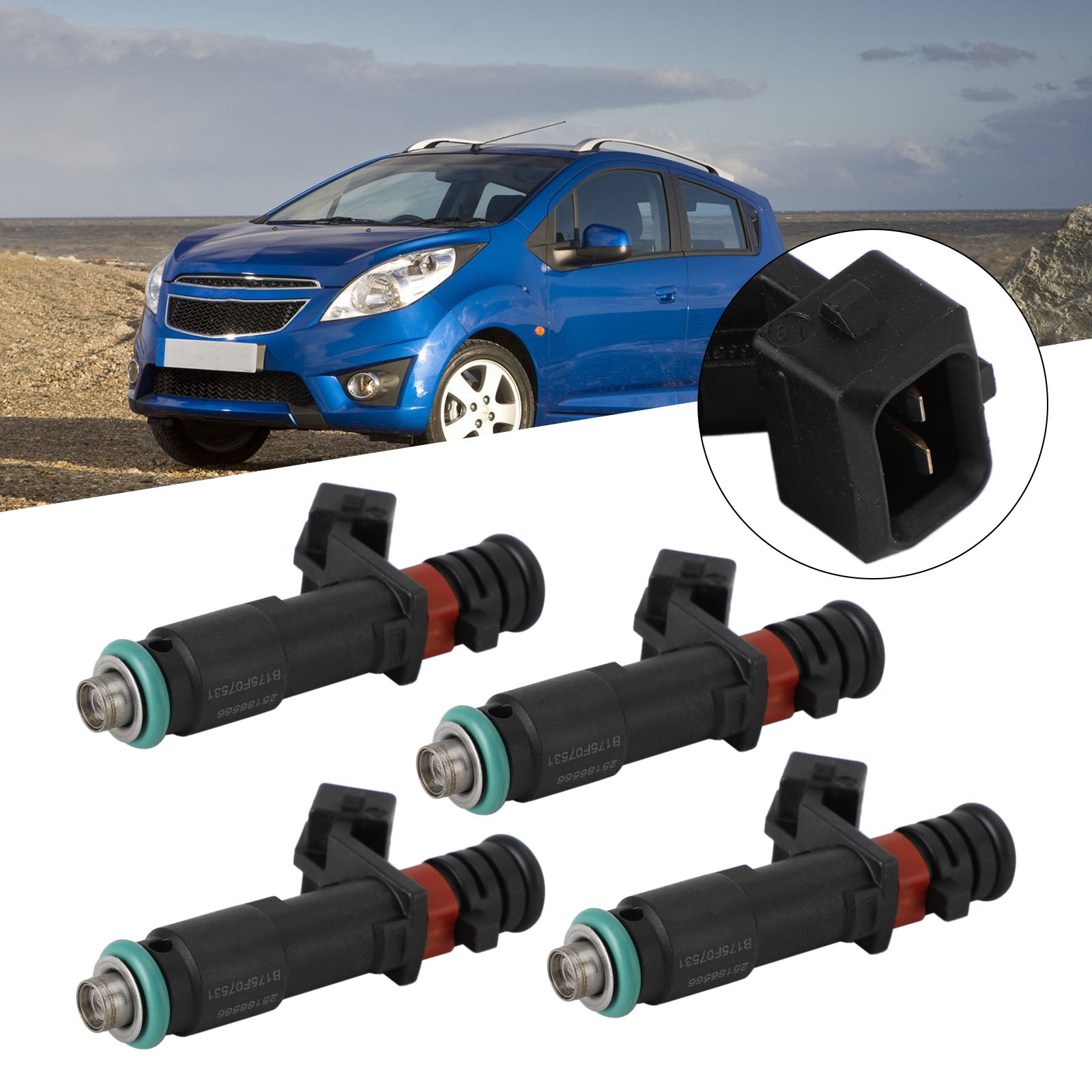 4PCS Fuel Injectors 96800843 Pour Chevrolet battre 2016-2021 INJ675