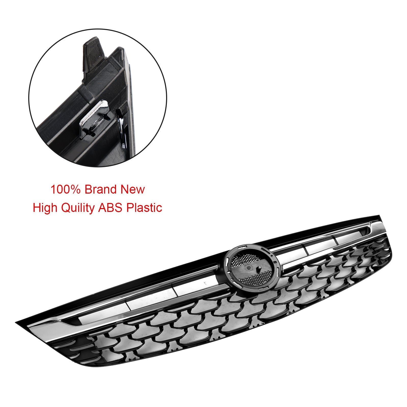 Griglia paraurti anteriore cromata nera Opel Astra K 2015-2019