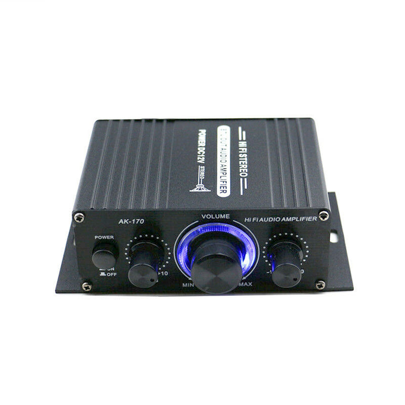 400W Hi-Fi Auto Stereo 12V Car Audio Preamps MP3 Radio Booster Diseño LED