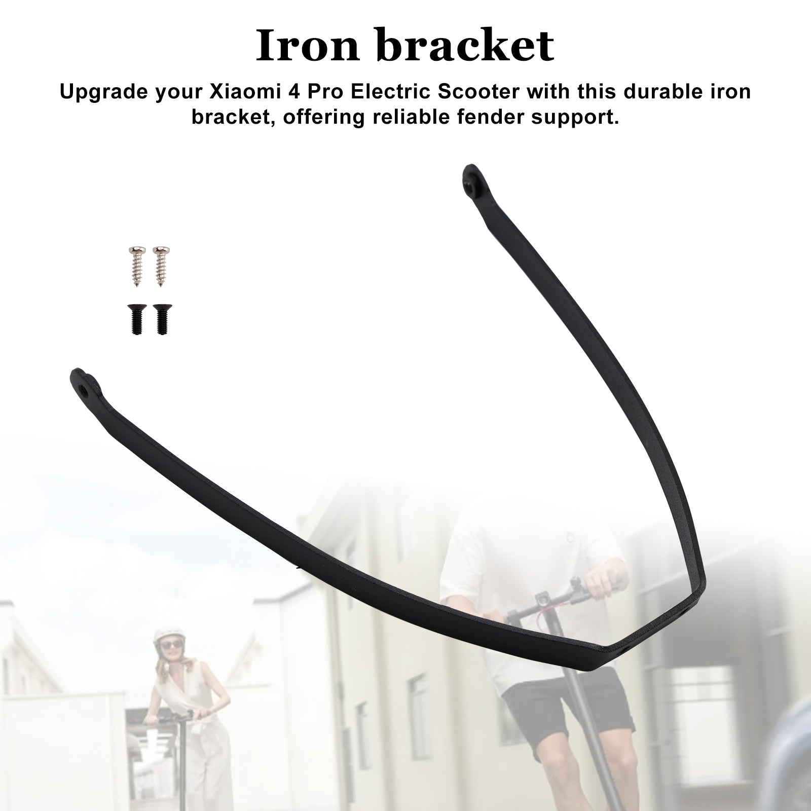 Tylne podparcie z tylnym błotnikiem dla Xiaomi 4pro Electric Scooter
