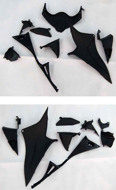 Kit de carénage en plastique ABS moulé par injection pour Honda CBR600RR 2009-2012