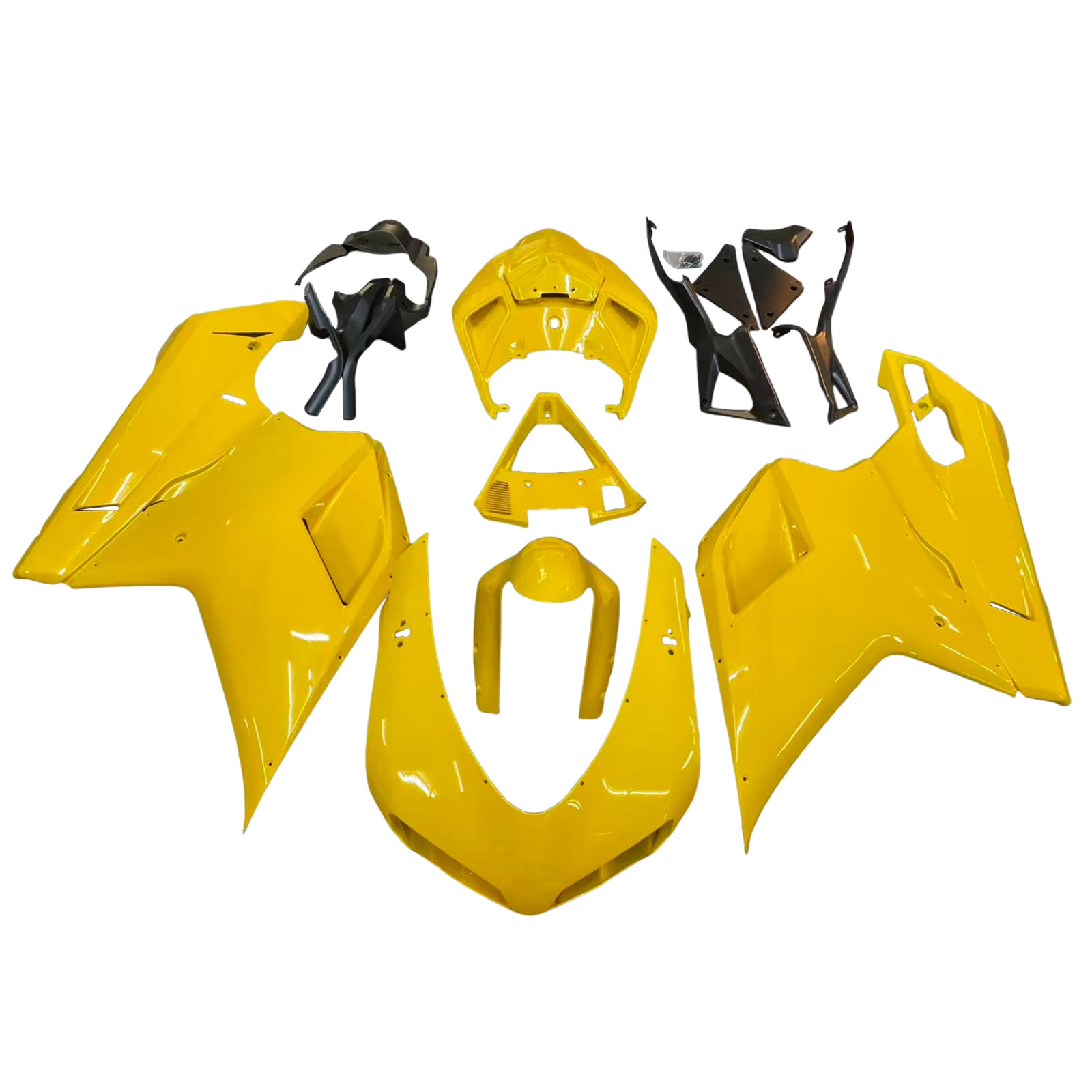 Kit de carénage par injection, carrosserie en plastique ABS, compatible avec Ducati 1098/1198/848 de 2007 à 2011