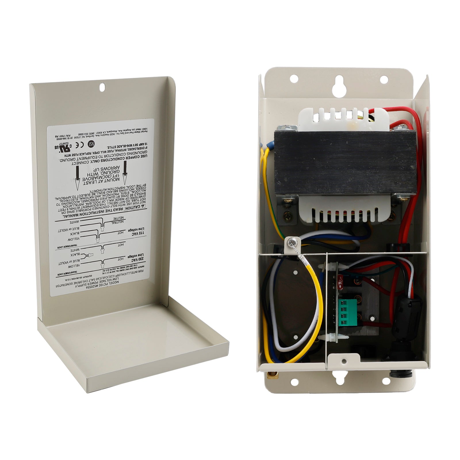 520556 Power Center za Pentair Intellichlor Cholor Generator IC20 IC40 IC60