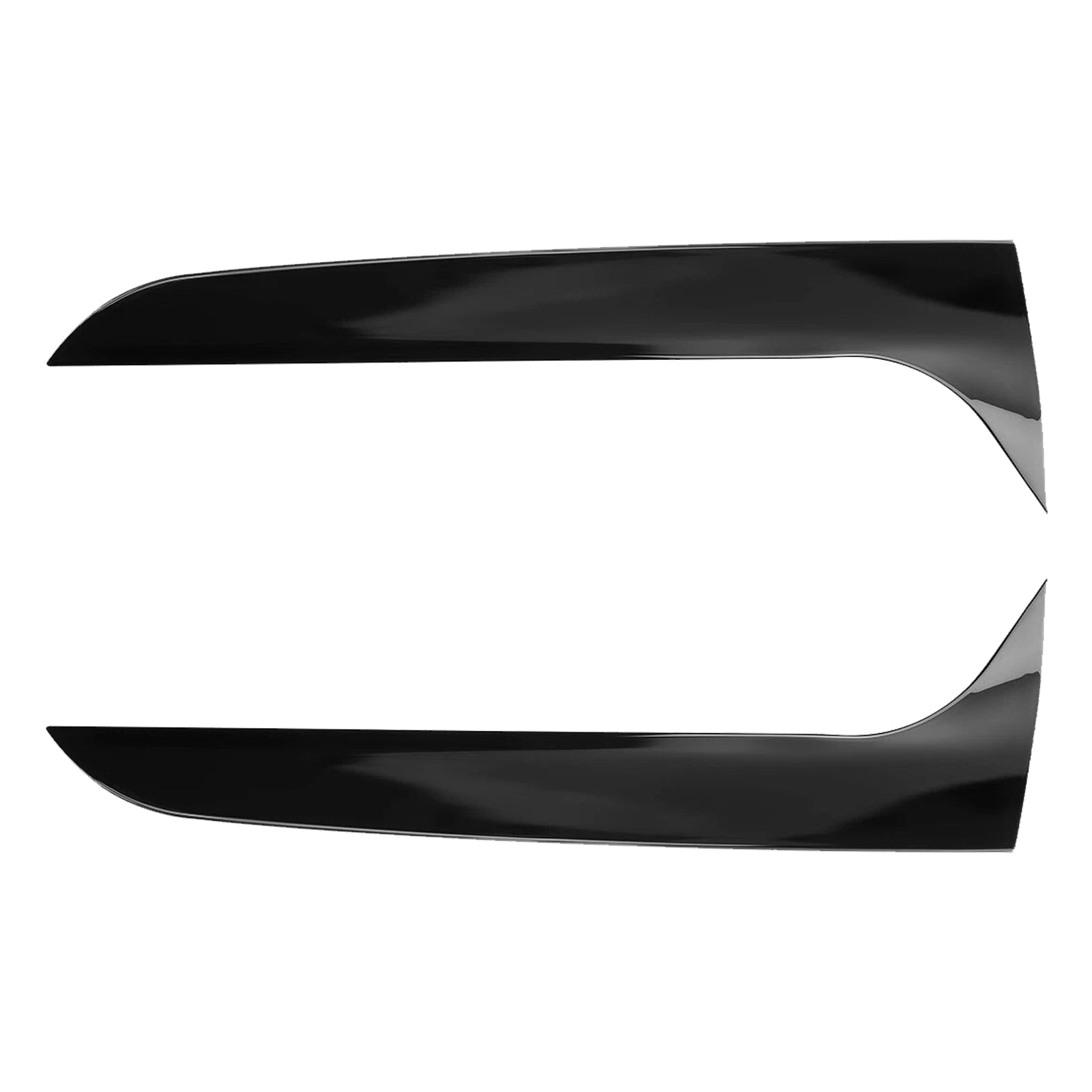 Paire de becquets latéraux de lunette arrière noir brillant pour Audi A4 B8 Avant 2009-2016