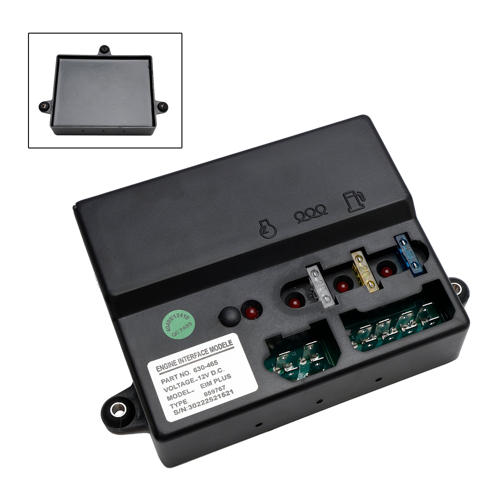 12 V EIM 630-088 EIM 630-465 Vmesniški modul za dele motorja FG Wilson